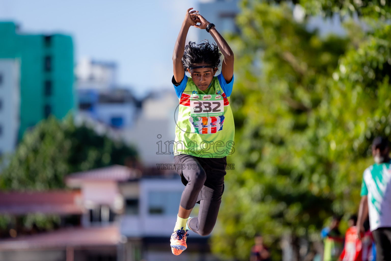 Day 1 of 12th Milo Association Championships was held in Ekuveni Track at Male', Maldives on Thursday, 24th April 2025. Photos: Nausham Waheed / images.mv