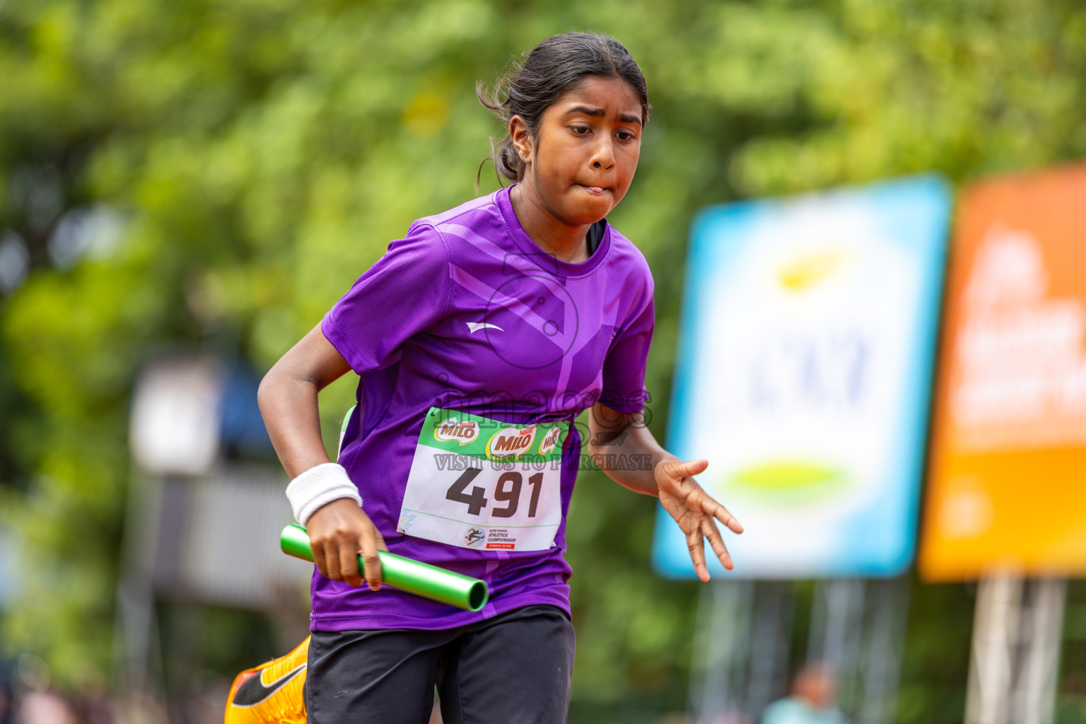 Day 6 of Inter-school Athletics Championship 2025 held in Ekuveni Synthetic Track, Male', Maldives on Sunday, 12th October 2025. Photos by: Ismail Thoriq / Images.mv