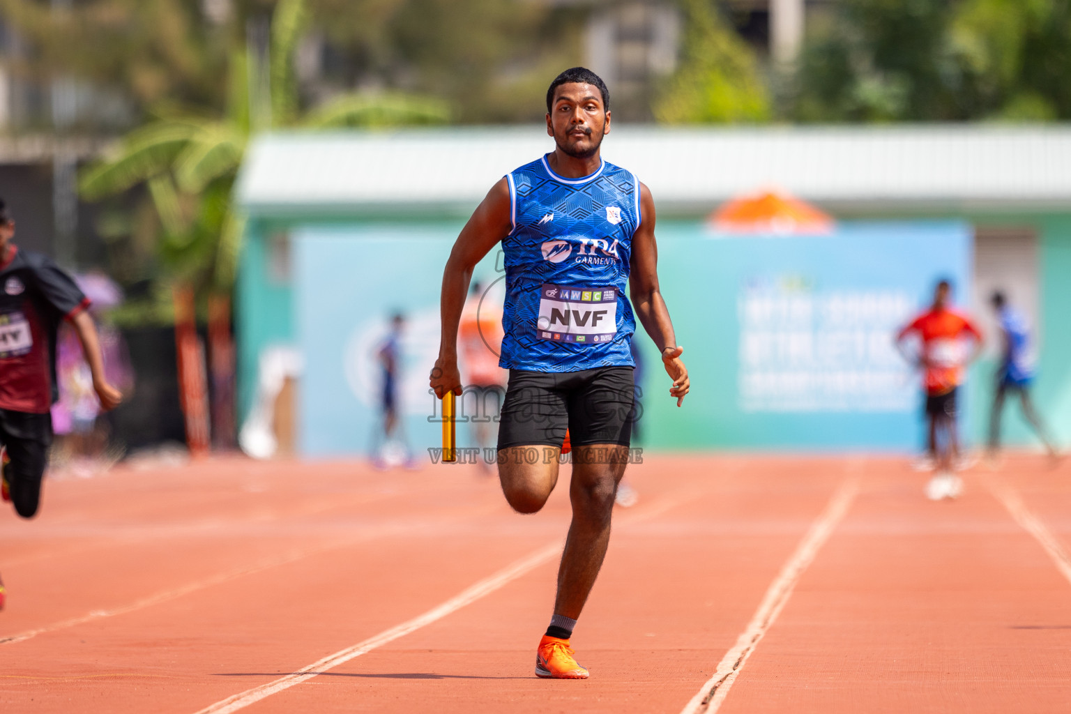 Day 5 of MWSC Interschool Athletics Championships 2024 held in Hulhumale Running Track, Hulhumale, Maldives on Wednesday, 13th November 2024. Photos by: Raif Yoosuf / Images.mv