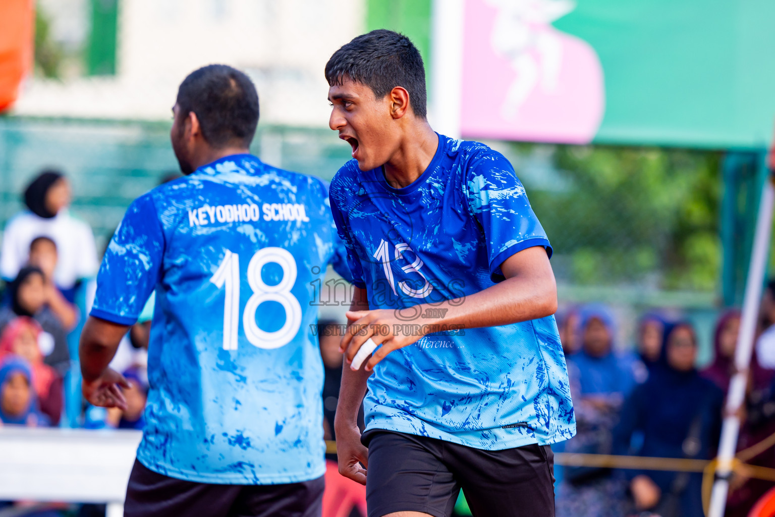 Day 13 of Interschool Volleyball Tournament 2024 was held in Ekuveni Volleyball Court at Male', Maldives on Thursday, 5th December 2024. Photos: Nausham Waheed / images.mv