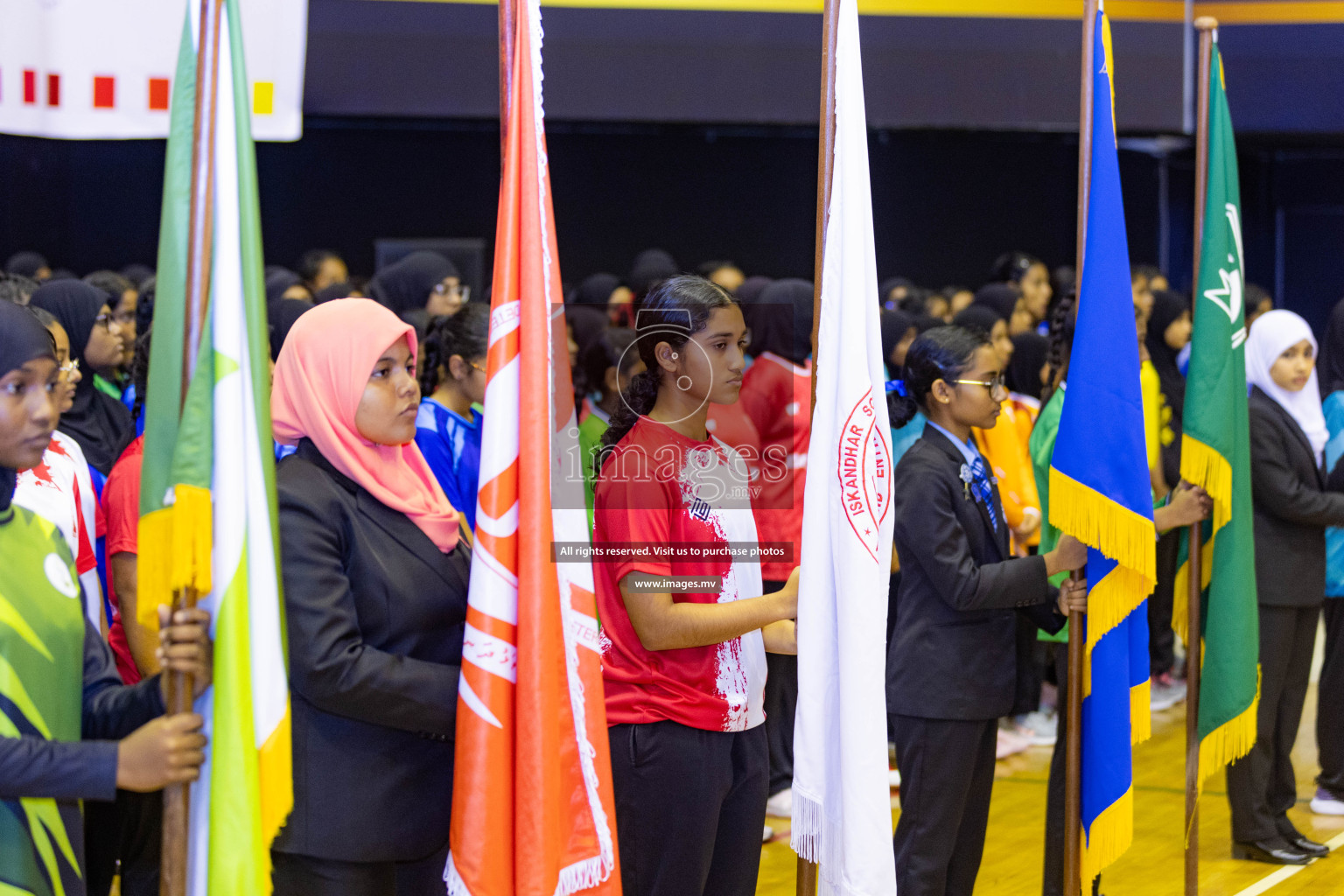 24th Interschool Netball Tournament 2023 was held in Social Center, Male', Maldives on 27th October 2023. Photos: Nausham Waheed / images.mv