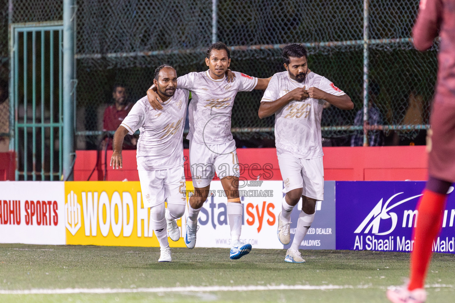 HDh Hanimaadhoo vs HDh Makunudhoo in Day 5 of Golden Futsal Challenge 2025 on Thursday, 9th January 2025, in Hulhumale', Maldives 
Photos: Hassan Simah / images.mv