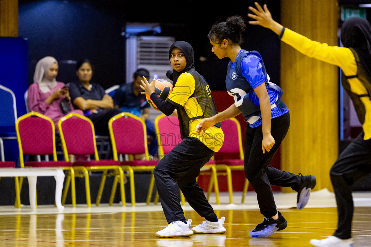 Day 7 of 25th Inter-School Netball Tournament was held in Social Center at Male', Maldives on Saturday, 17th August 2024. Photos: Nausham Waheed / images.mv