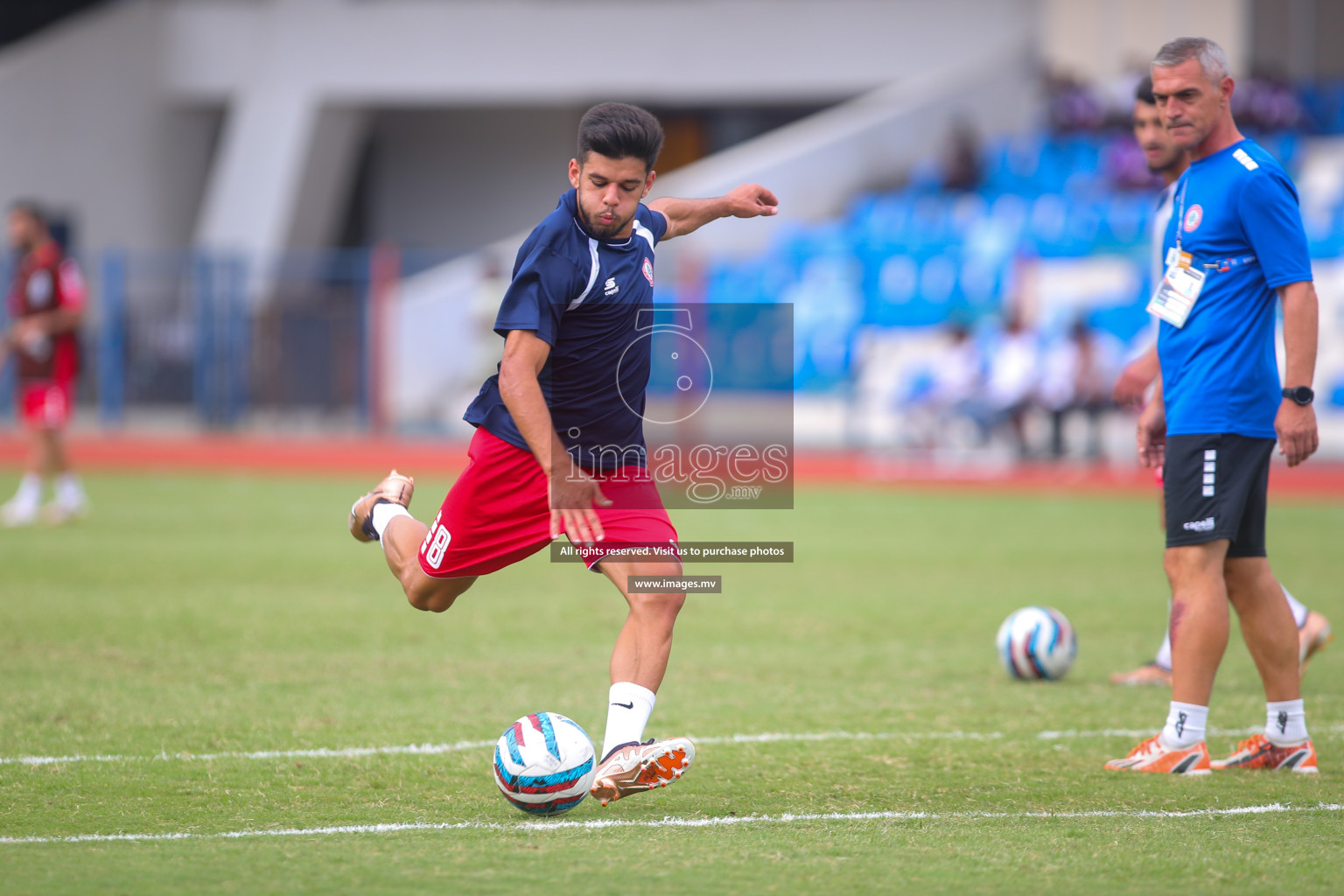 Lebanon vs Maldives in SAFF Championship 2023 held in Sree Kanteerava Stadium, Bengaluru, India, on Tuesday, 28th June 2023. Photos: Nausham Waheed, Hassan Simah / images.mv