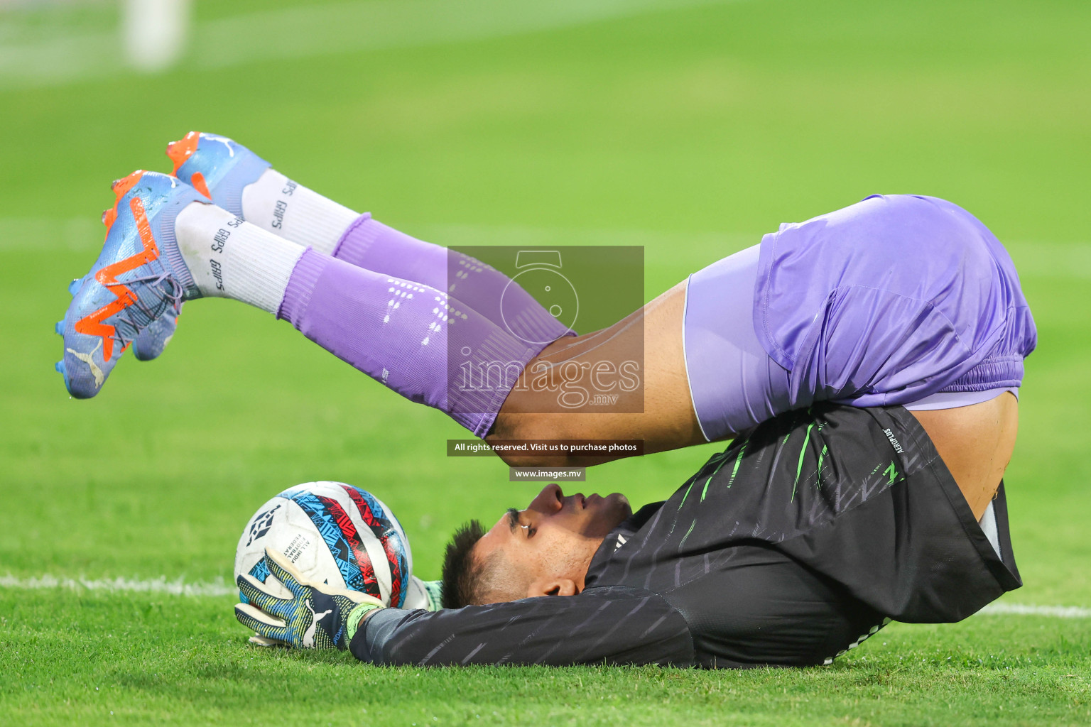 Kuwait vs India in the Final of SAFF Championship 2023 held in Sree Kanteerava Stadium, Bengaluru, India, on Tuesday, 4th July 2023. Photos: Nausham Waheed / images.mv