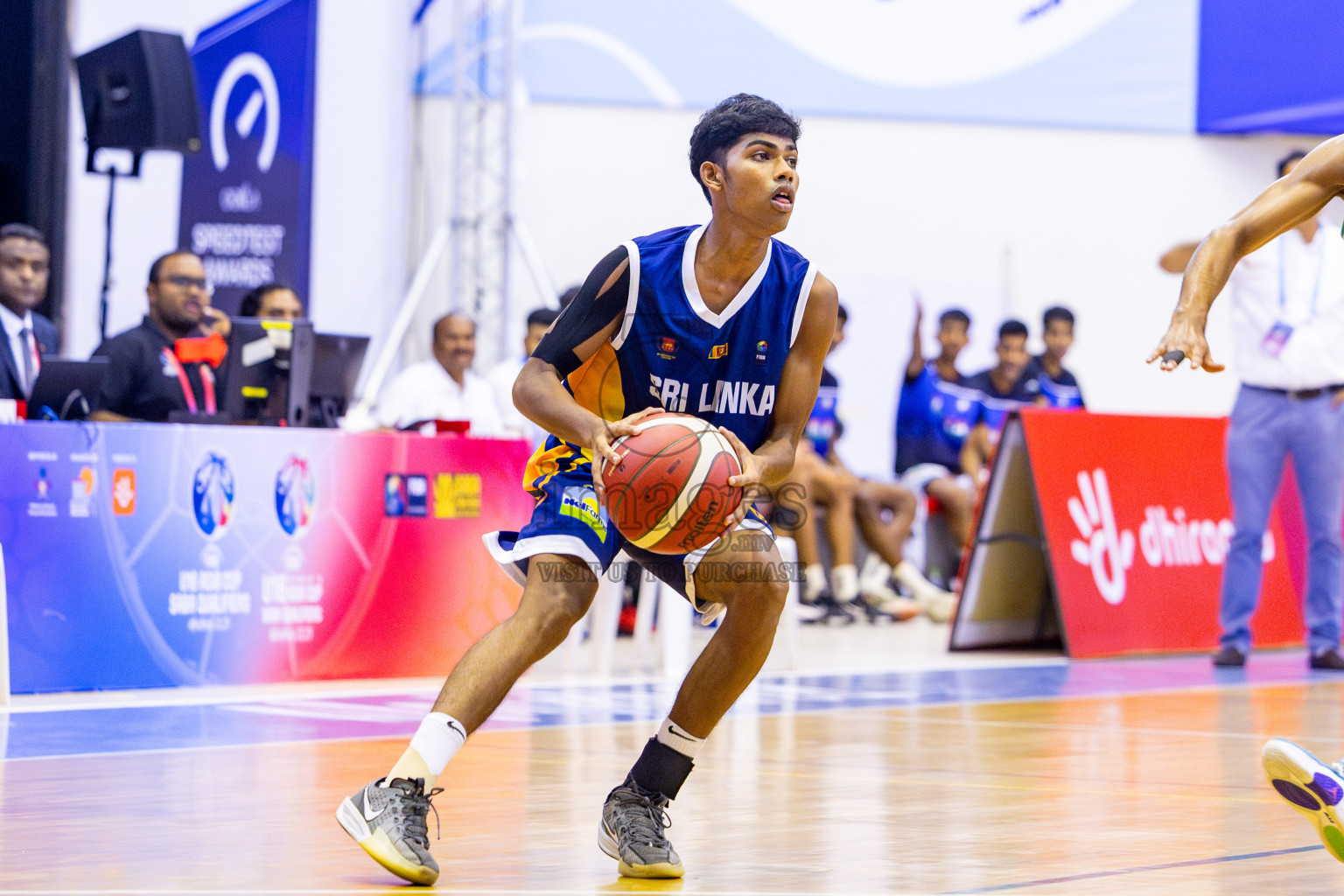 Sri Lanka vs India in the Final of Under 16 Asian Cup SABA Qualifiers 2025 was held in Social Center, Male', Maldives on Sunday, 15th June 2025. Photos: Nausham Waheed / images.mv