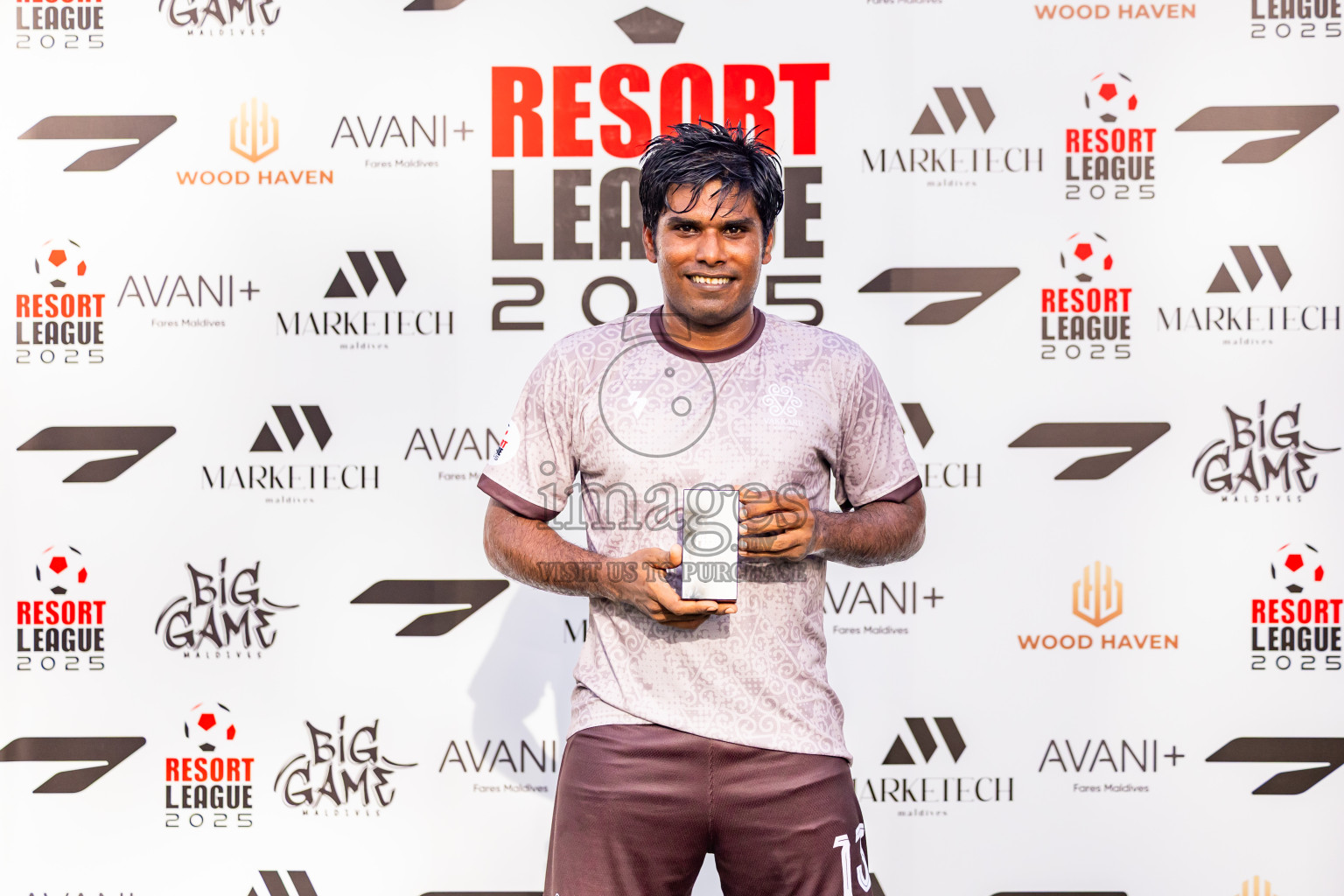 Vakkaru vs Amilla in Day 4 of Resort League 2025 (Baa Zone) was held on Sunday, 13th July 2025 in Avani+ Fares Maldives Resort, Baa Atoll, Maldives. Photos: Nausham Waheed / images.mv