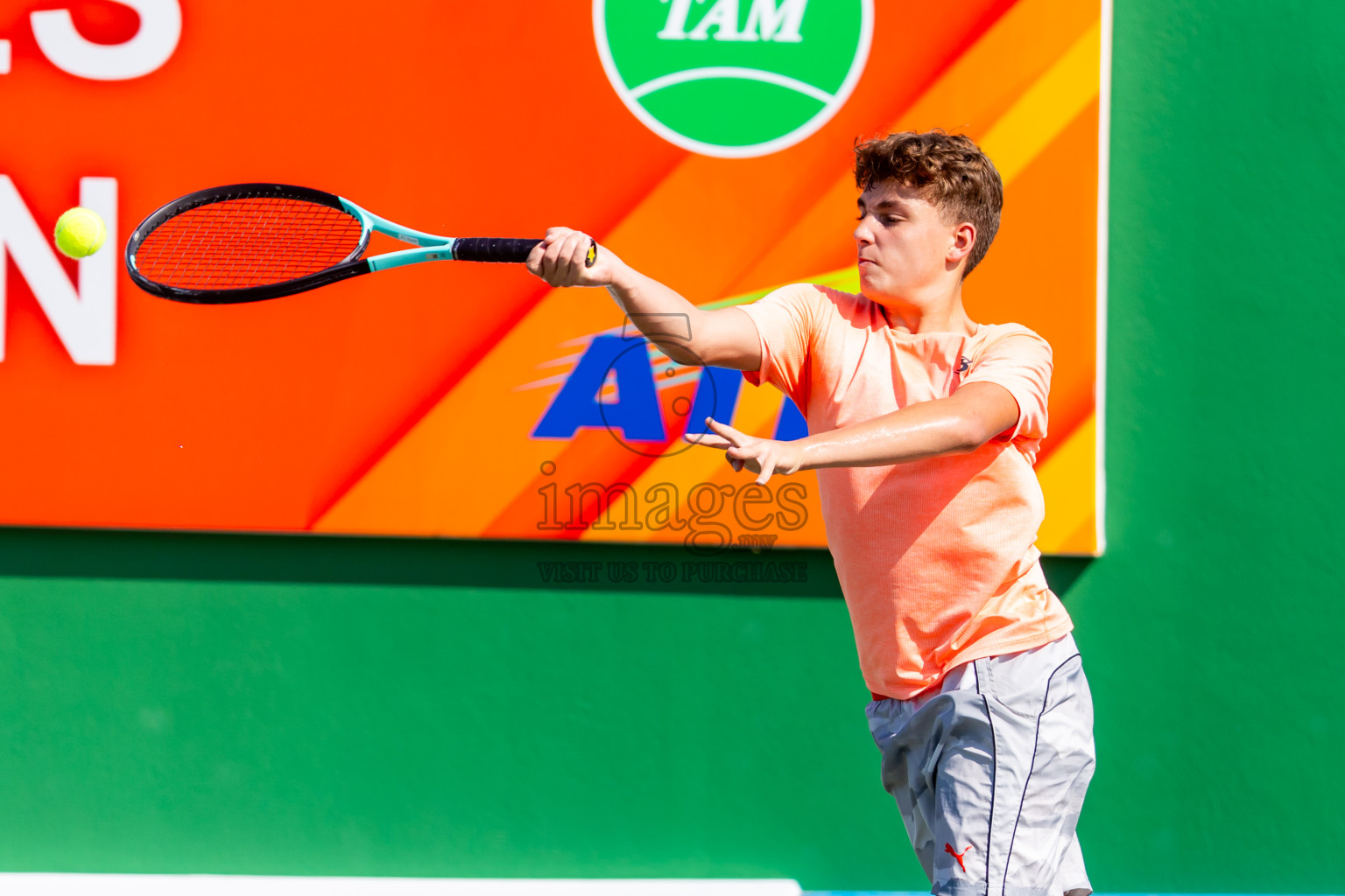 Day 2 of ATF Maldives Junior Open Tennis was held in Male' Tennis Court, Male', Maldives on Tuesday, 10th December 2024. Photos: Nausham Waheed / images.mv