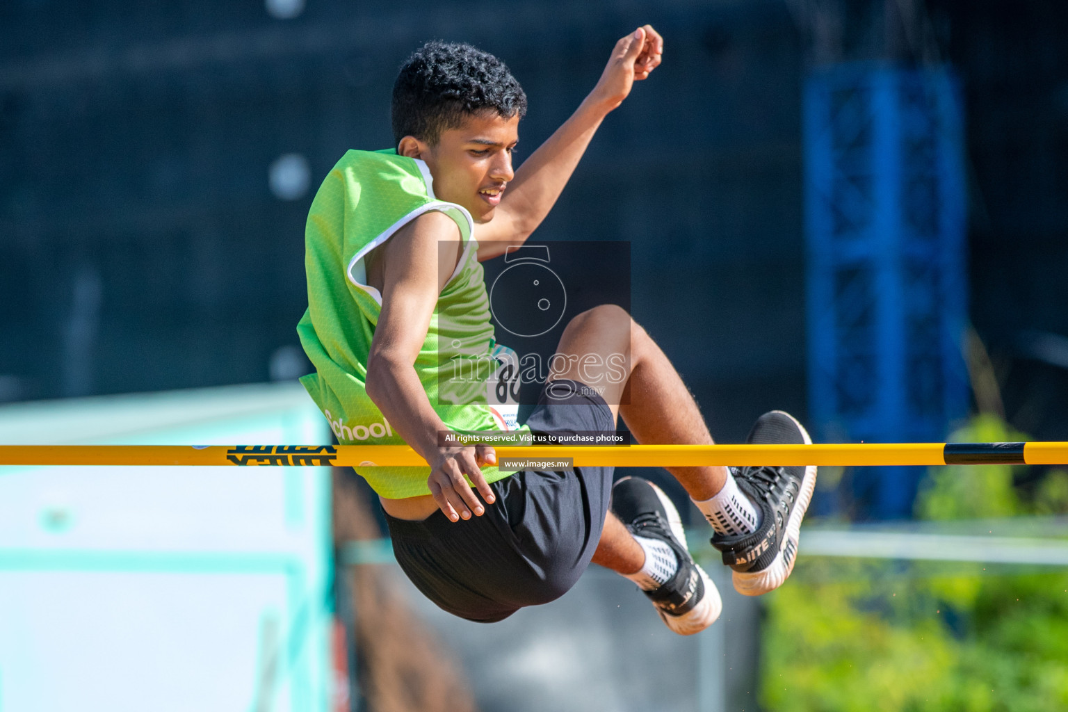 Day two of Inter School Athletics Championship 2023 was held at Hulhumale' Running Track at Hulhumale', Maldives on Sunday, 15th May 2023. Photos: Nausham Waheed / images.mv