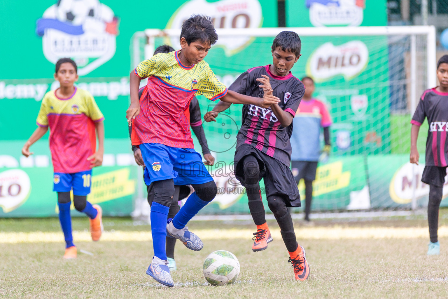 Day 3 of MILO Academy Championship 2024 - U12 was held at Henveiru Grounds in Male', Maldives on Thursday, 7th July 2024. Photos: Shuu Abdul Sattar / images.mv