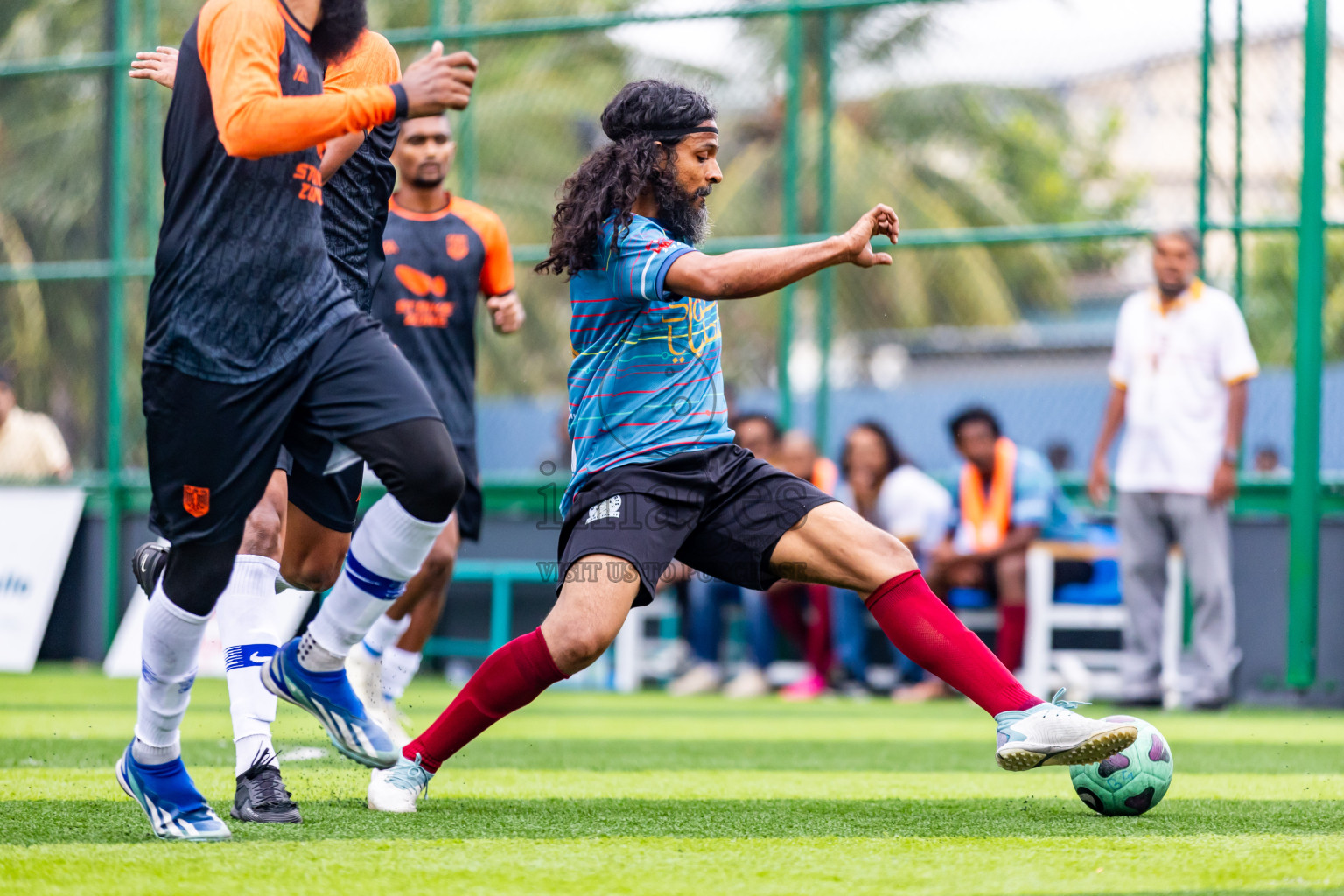 BG New Generation vs FC Calms in Day 14 of BG Futsal Challenge 2024 was held on Sunday, 25th March 2024, in Male', Maldives Photos: Nausham Waheed / images.mv