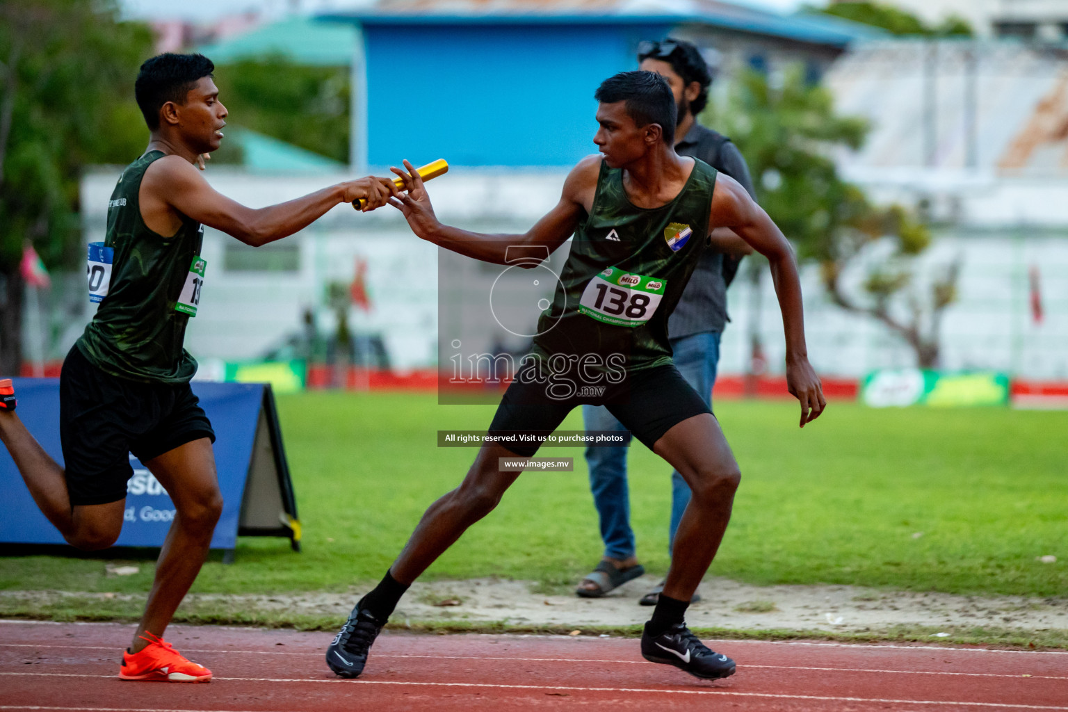 Day 2 of National Athletics Championship 2023 was held in Ekuveni Track at Male', Maldives on Friday, 24th November 2023. Photos: Hassan Simah / images.mv