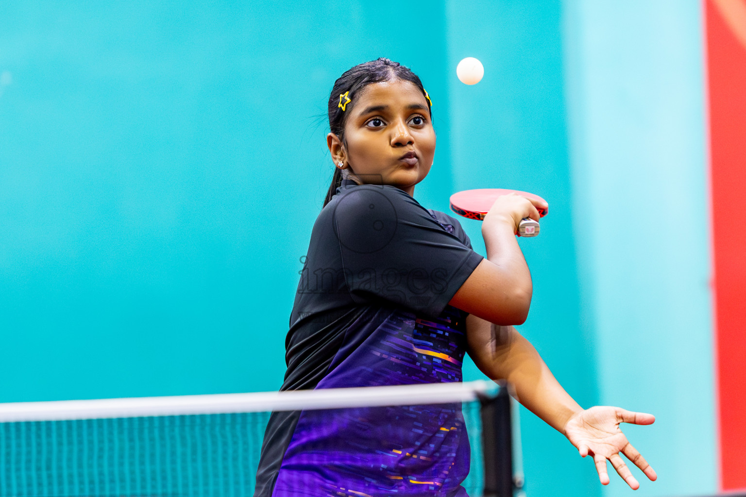 Finals of 30th Table Tennis Association Championship 2025 was held on Saturday, 20th September 2025 in Male' TT Hall, Male', Maldives. Photos: Nausham Waheed / images.mv