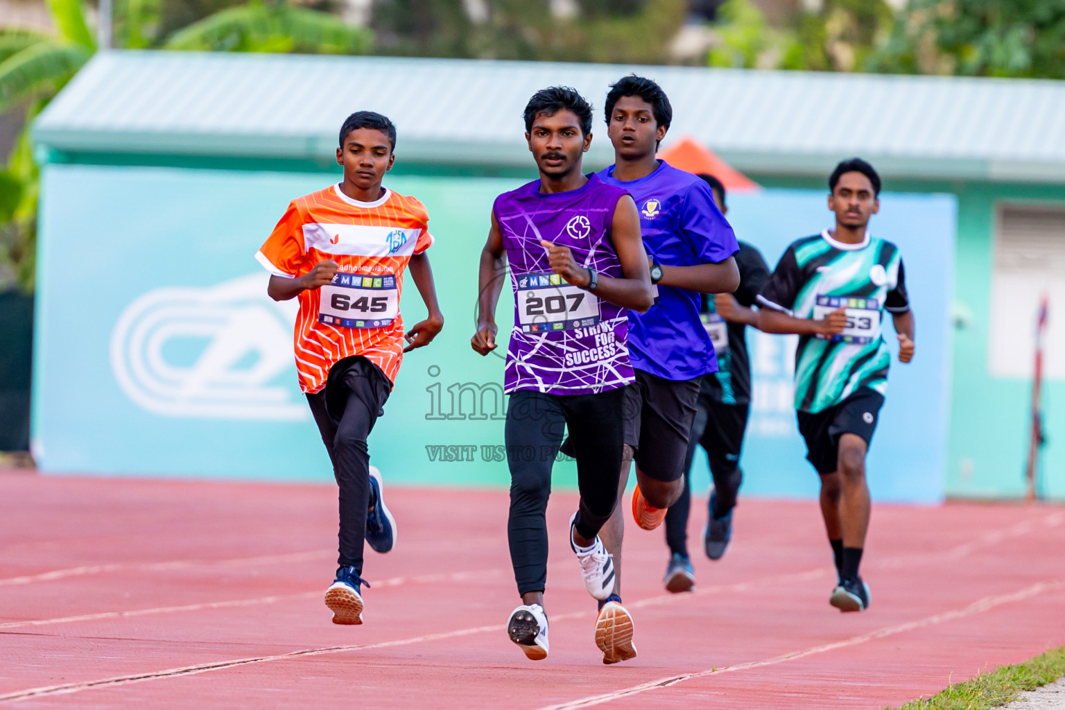 Day 3 of MWSC Interschool Athletics Championships 2024 held in Hulhumale Running Track, Hulhumale, Maldives on Monday, 11th November 2024. Photos by: Nausham Waheed / Images.mv