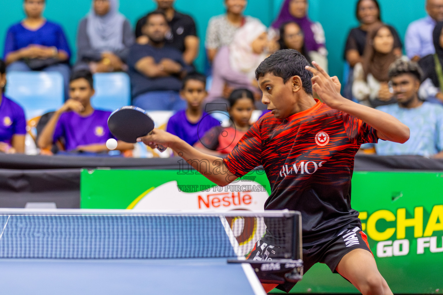 Day 8 of Interschool Table Tennis Tournament 2025 held at Male' TT Hall, Male', Maldives on Thursday, 22nd May 2025.
Photos by: Ismail Thoriq / images.mv