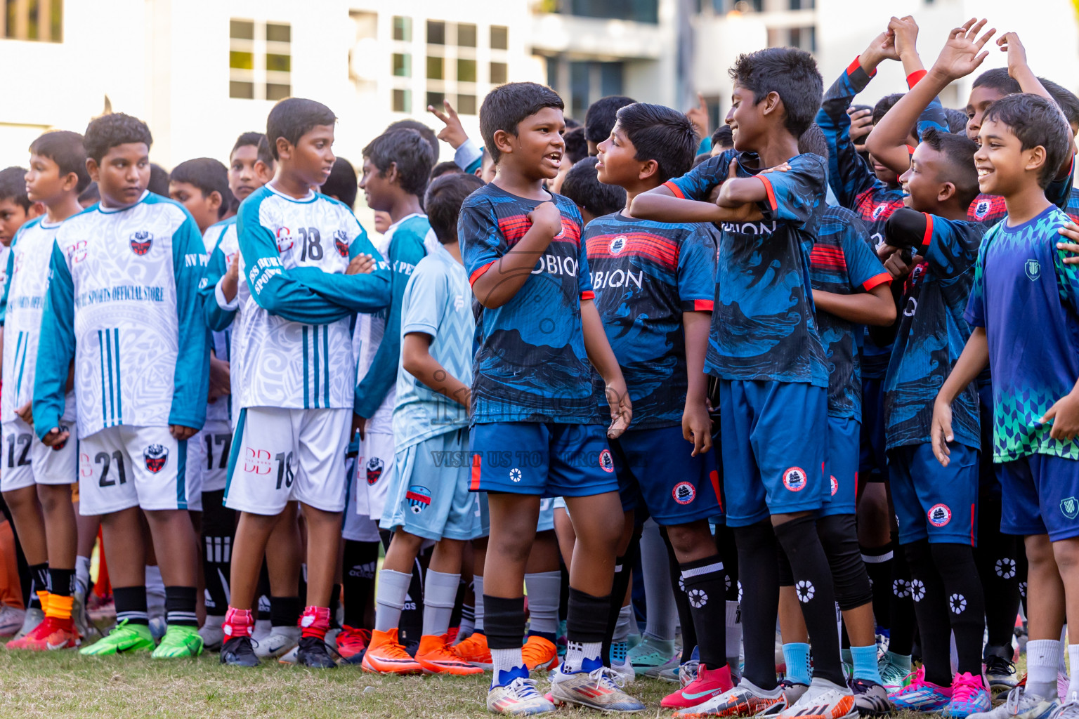 Day 3 of MILO Academy Championship 2025 (U-12) was held at Henveiru Stadium in Male', Maldives on Saturday, 3rd May 2025. Photos: Nausham Waheed / images.mv