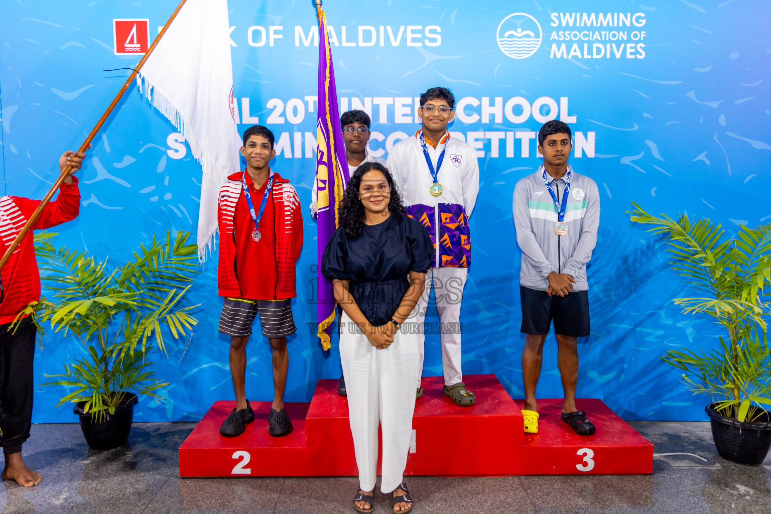 Day 5 of 20th Inter-school Swimming Competition 2024 held in Hulhumale', Maldives on Wednesday, 16th October 2024. Photos: Nausham Waheed / images.mv