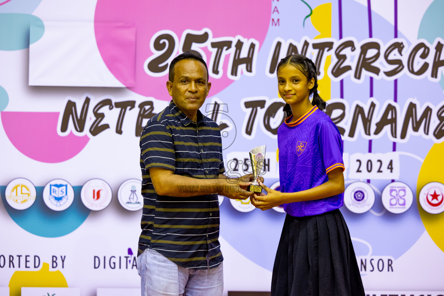 Day 2 of 25th Inter-School Netball Tournament was held in Social Center at Male', Maldives on Saturday, 10th August 2024. Photos: Nausham Waheed / images.mv