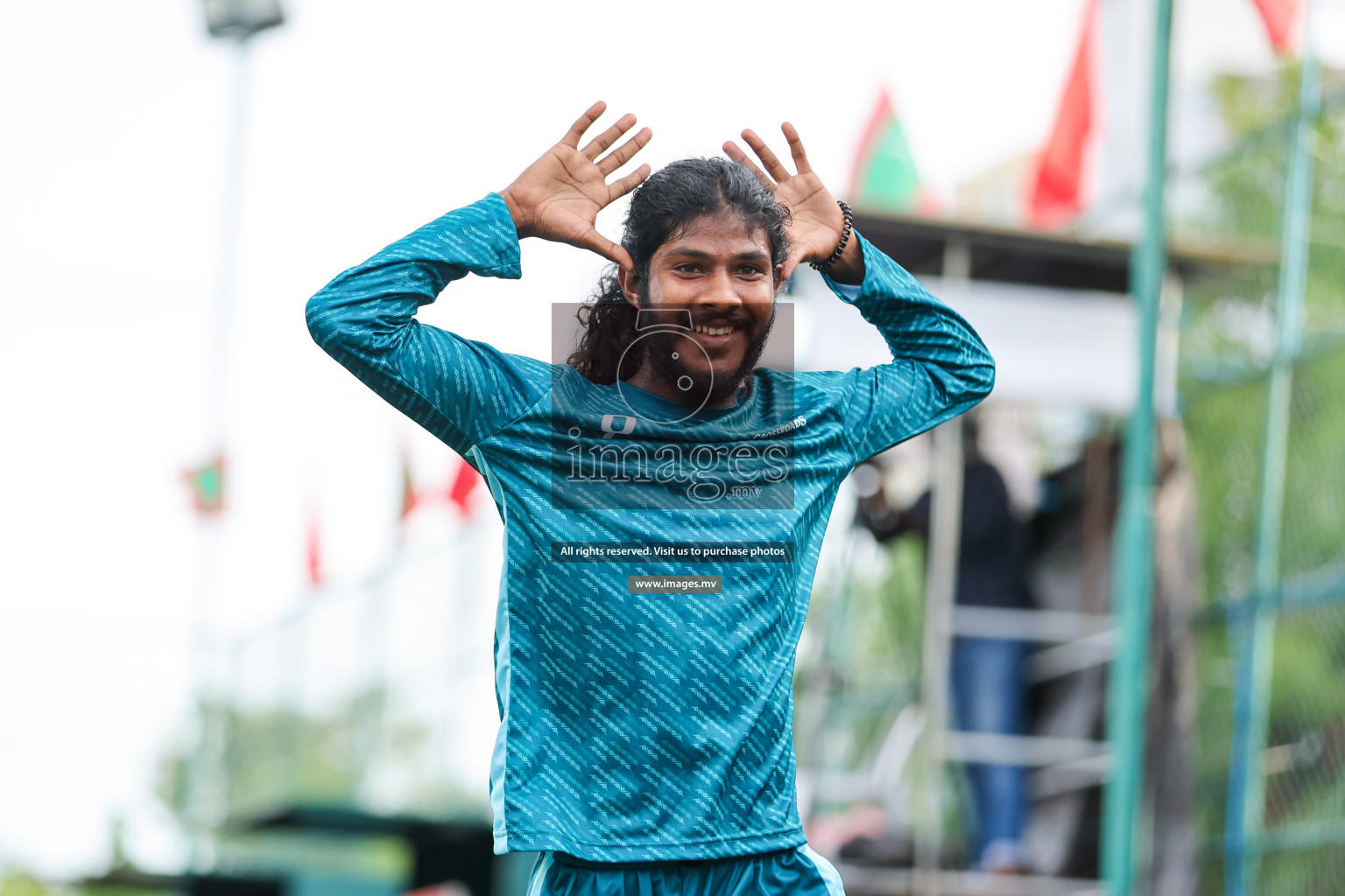 Club AVSEC vs Crossroads Maldives in Club Maldives Cup 2023 held in Hulhumale, Maldives, on Monday, 24th July 2023 Photos: Nausham Waheed/ images.mv