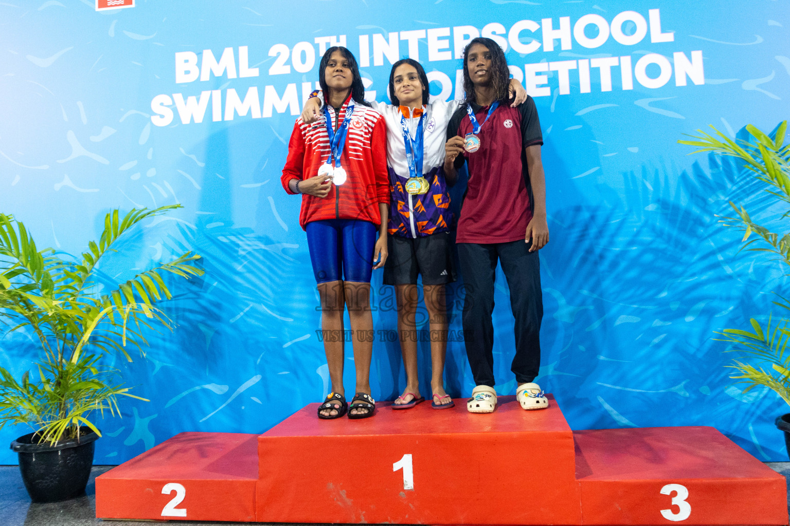 Day 4 of 20th Inter-school Swimming Competition 2024 held in Hulhumale', Maldives on Tuesday, 15th October 2024. Photos: Ismail Thoriq / images.mv