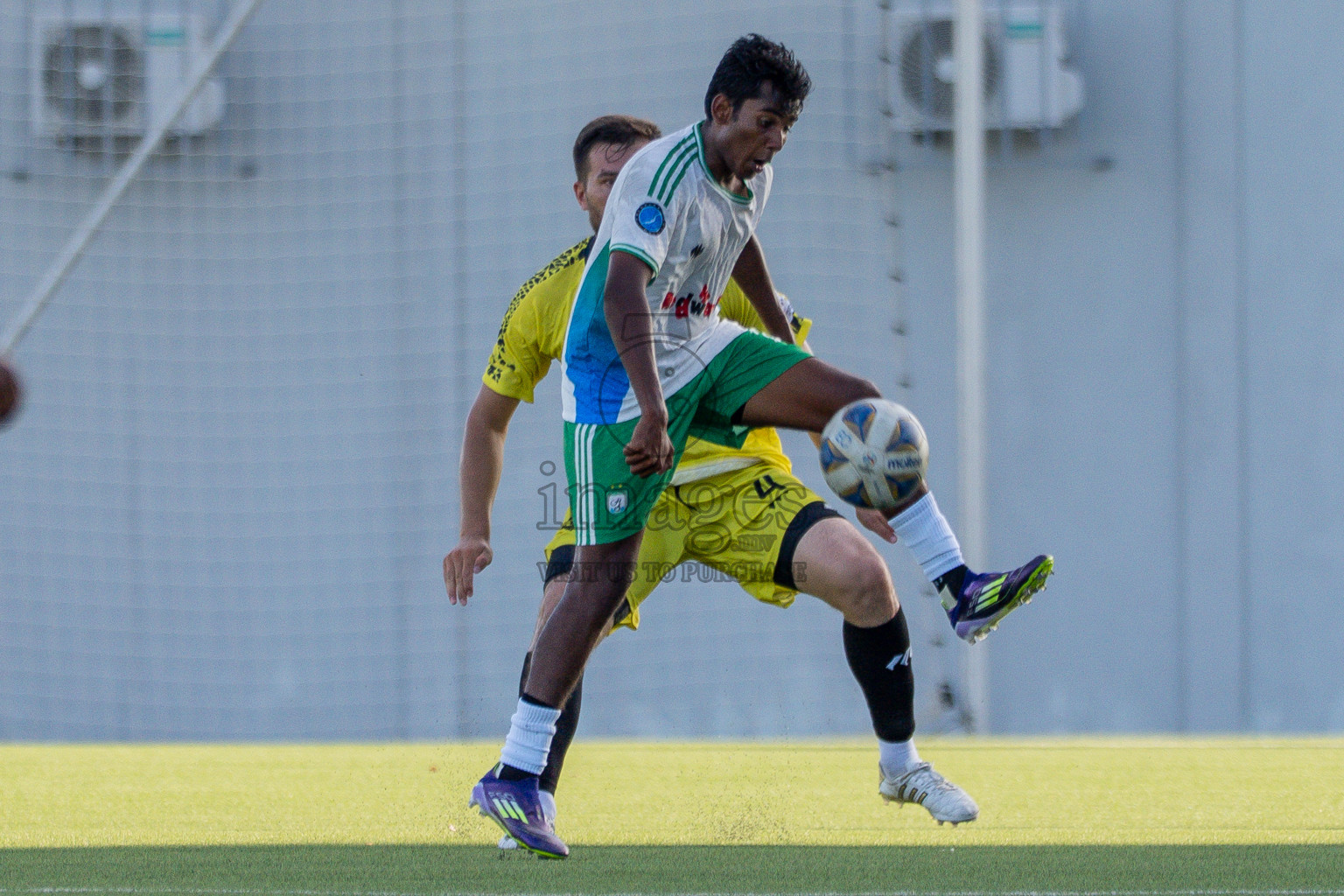 Semi Finals Match 02 Huss Songun FT VS Velaa Sports Club in Day 8 of Eydhafushi Cup 2025 held in Eydhafushi Football Stadium at B. Eydhafushi, Maldives on Saturday, 13th September 2025. Photos: Arif Rasheed / images.mv