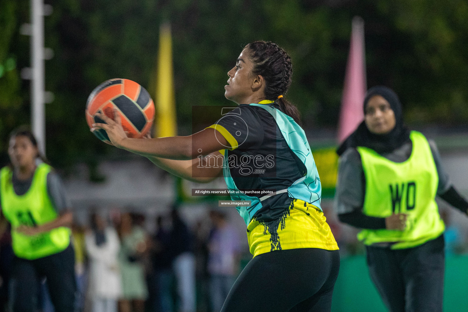 Final of 20th Milo National Netball Tournament 2023, held in Synthetic Netball Court, Male', Maldives on 11th June 2023 Photos: Nausham Waheed/ Images.mv