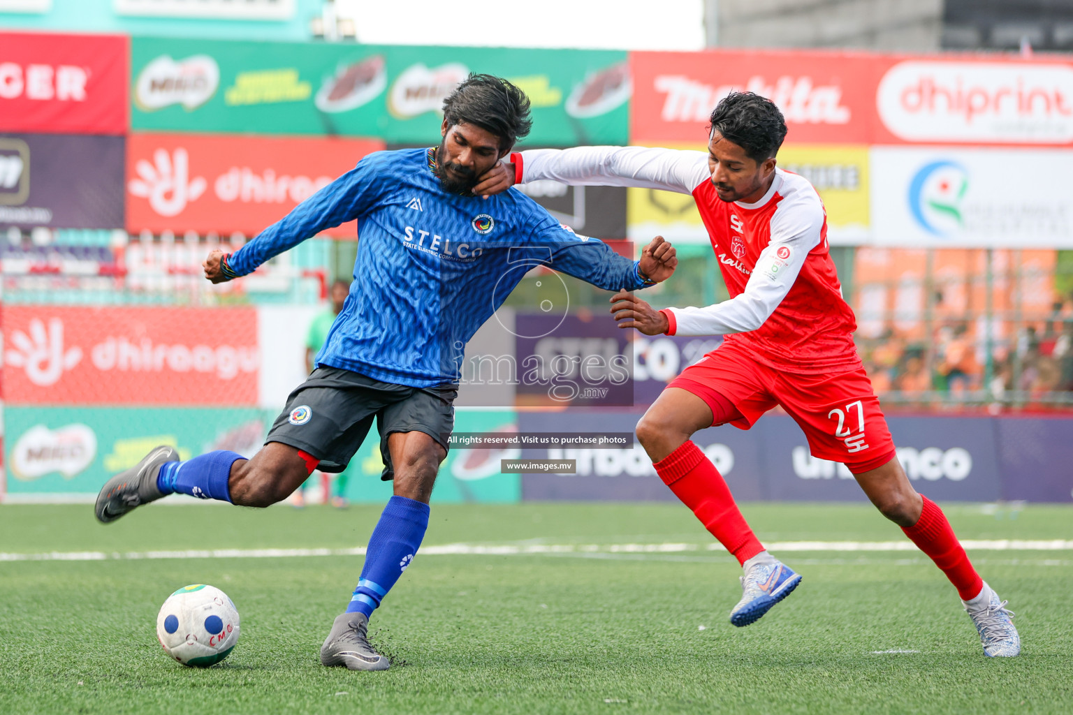 Stelco Club vs Maldivian in Club Maldives Cup 2023 held in Hulhumale, Maldives on 15 July 2023