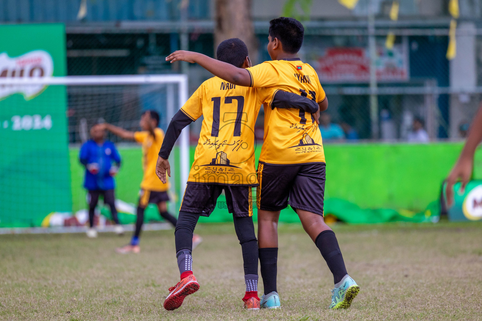 Day 1 of MILO Academy Championship 2024 - U12 was held at Henveiru Grounds in Male', Maldives on Thursday, 4th July 2024. Photos: Shuu Abdul Sattar / images.mv