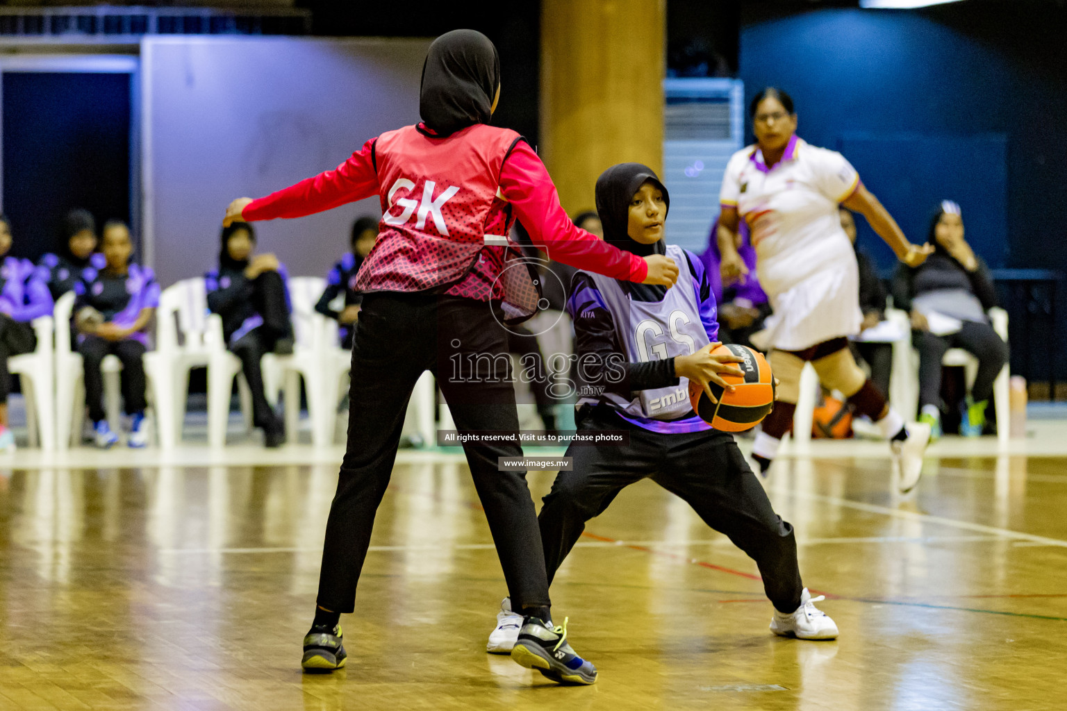 Day 8 of 24th Interschool Netball Tournament 2023 was held in Social Center, Male', Maldives on 3rd November 2023. Photos: Hassan Simah, Nausham Waheed / images.mv