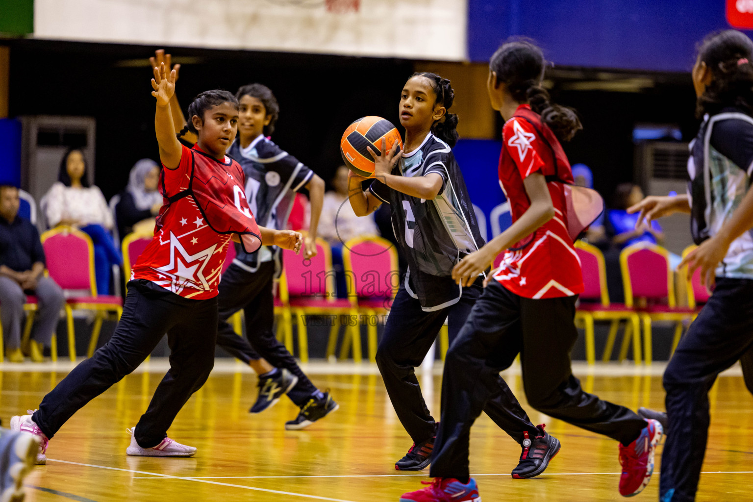 Day 7 of 25th Inter-School Netball Tournament was held in Social Center at Male', Maldives on Saturday, 17th August 2024. Photos: Nausham Waheed / images.mv