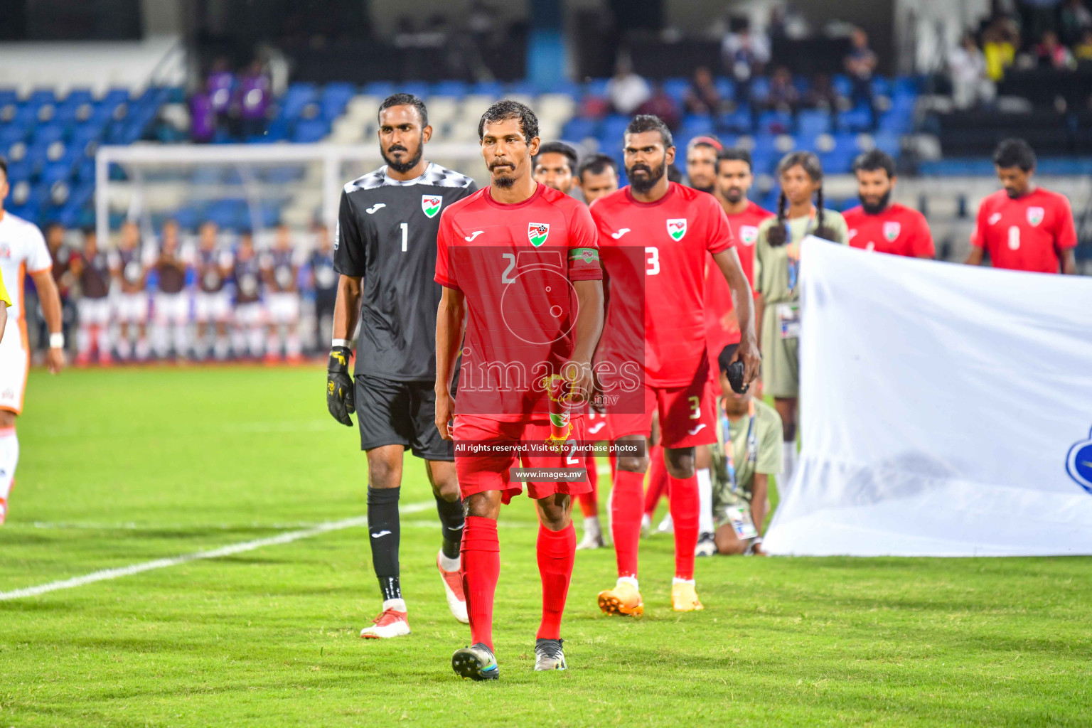 Maldives vs Bhutan in SAFF Championship 2023 held in Sree Kanteerava Stadium, Bengaluru, India, on Wednesday, 22nd June 2023. Photos: Nausham Waheed / images.mv