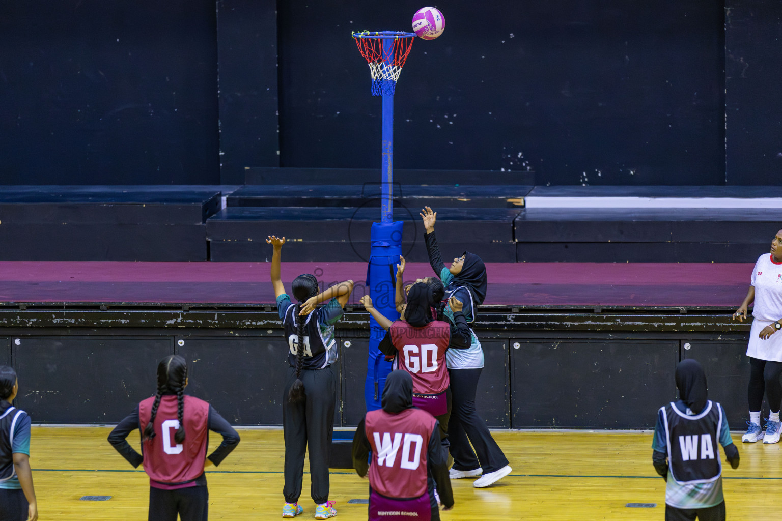 Day 3 of Inter-School Netball Tournament 2025 was held in Social Center Indoor Hall on Monday, 20th October 2025. Photos: Areef Adam / images.mv