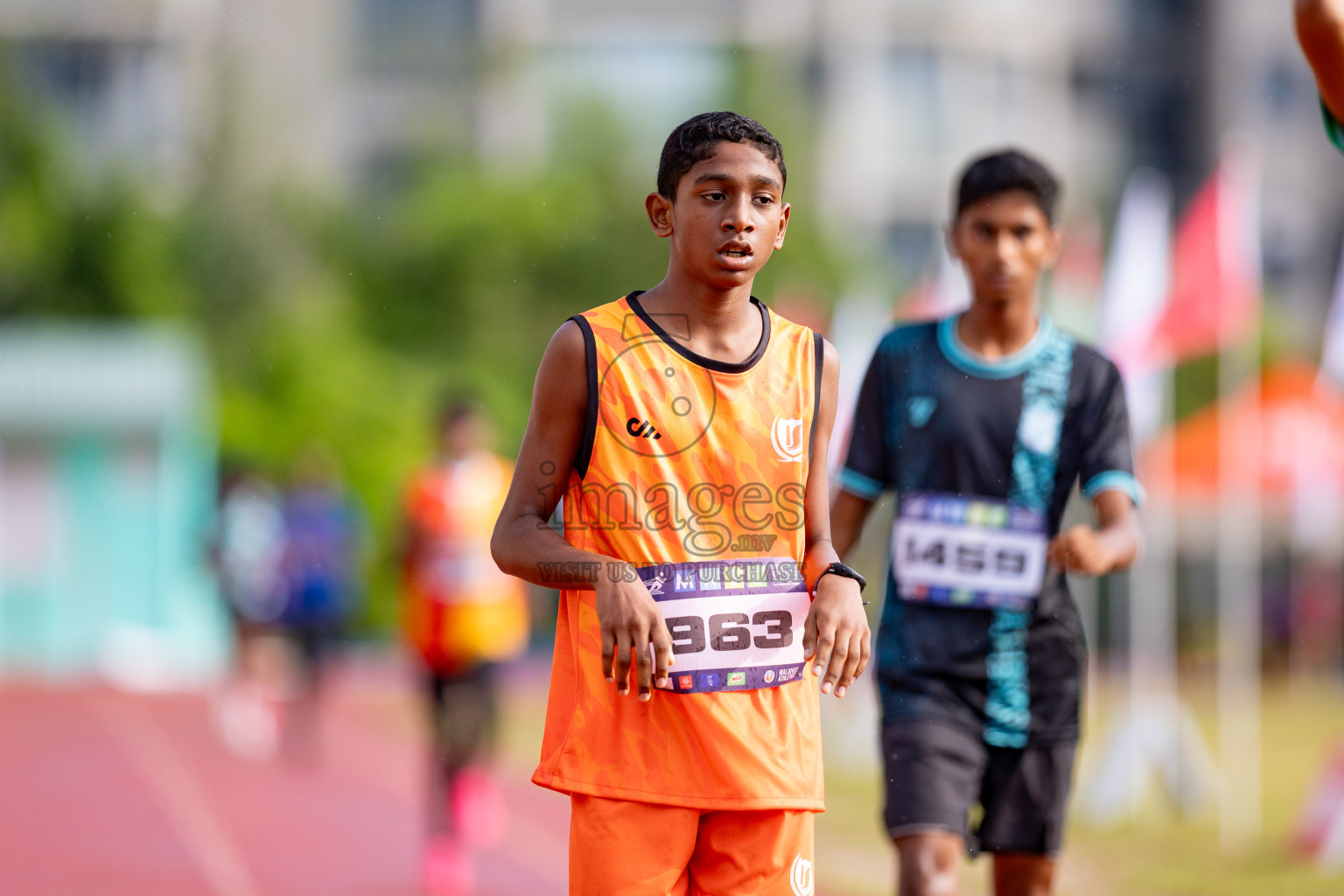 Day 3 of MWSC Interschool Athletics Championships 2024 held in Hulhumale Running Track, Hulhumale, Maldives on Monday, 11th November 2024. 
Photos by: Hassan Simah / Images.mv