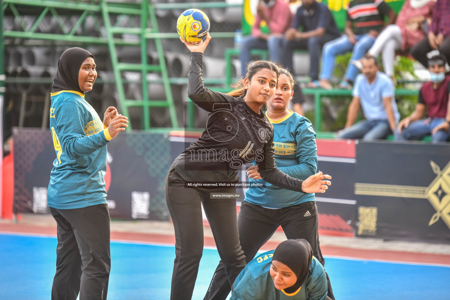 Day 10 of Milo 6th Inter Office Handball Tournament 2022 - Photos by Nausham Waheed