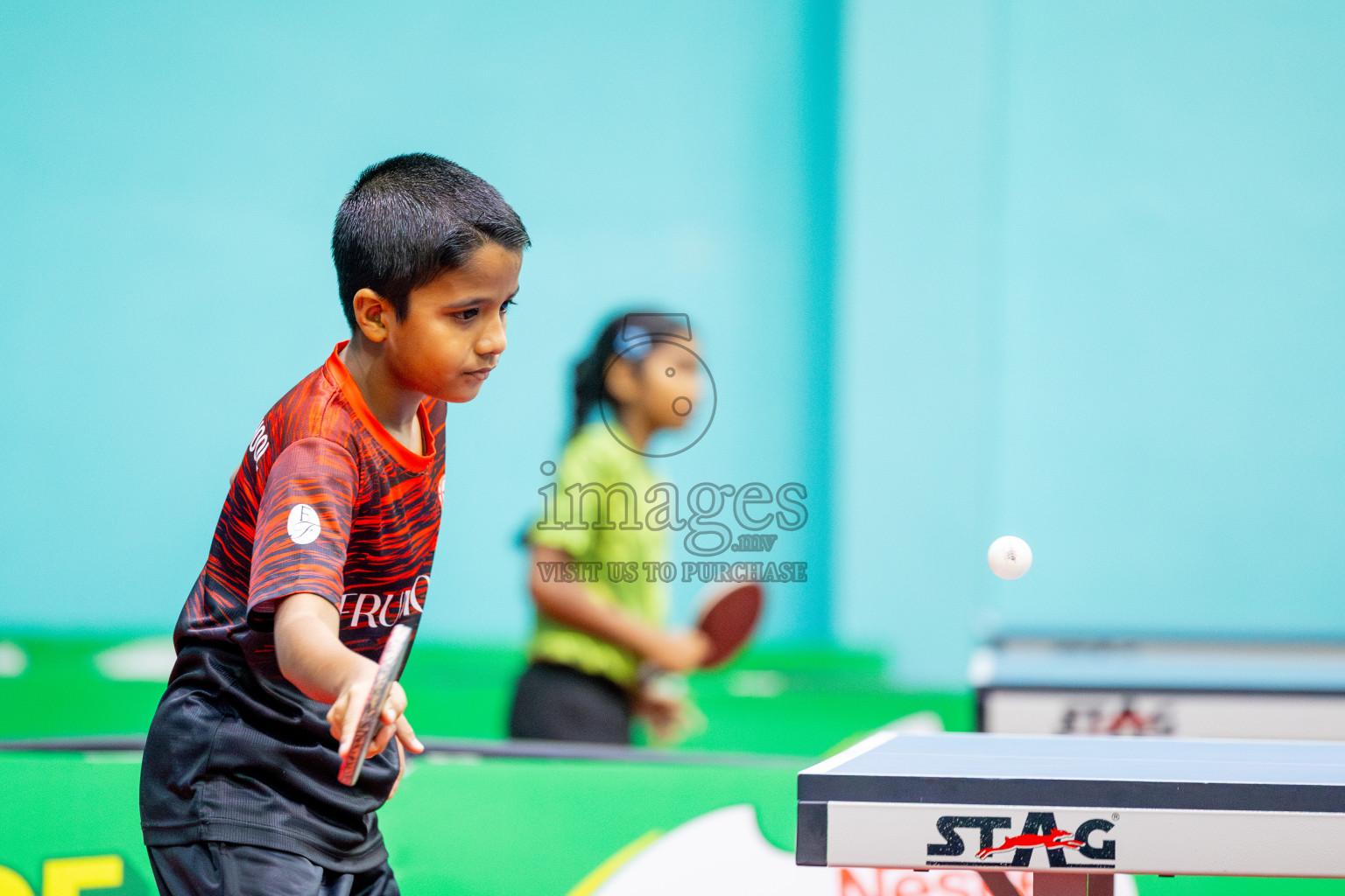Day 5 of Interschool Table Tennis Tournament 2025 held at Male' TT Hall, Male', Maldives on Monday, 19th May 2025.
Photos By: Ismail Thoriq / images.mv