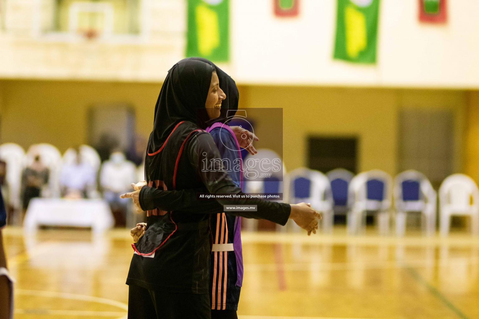 Kulhudhuffushi Youth & R.C vs Shining Star Sports Club in the Semi Finals of Milo National Netball Tournament 2021 held on 3 December 2021 in Male', Maldives, photos by Maanish