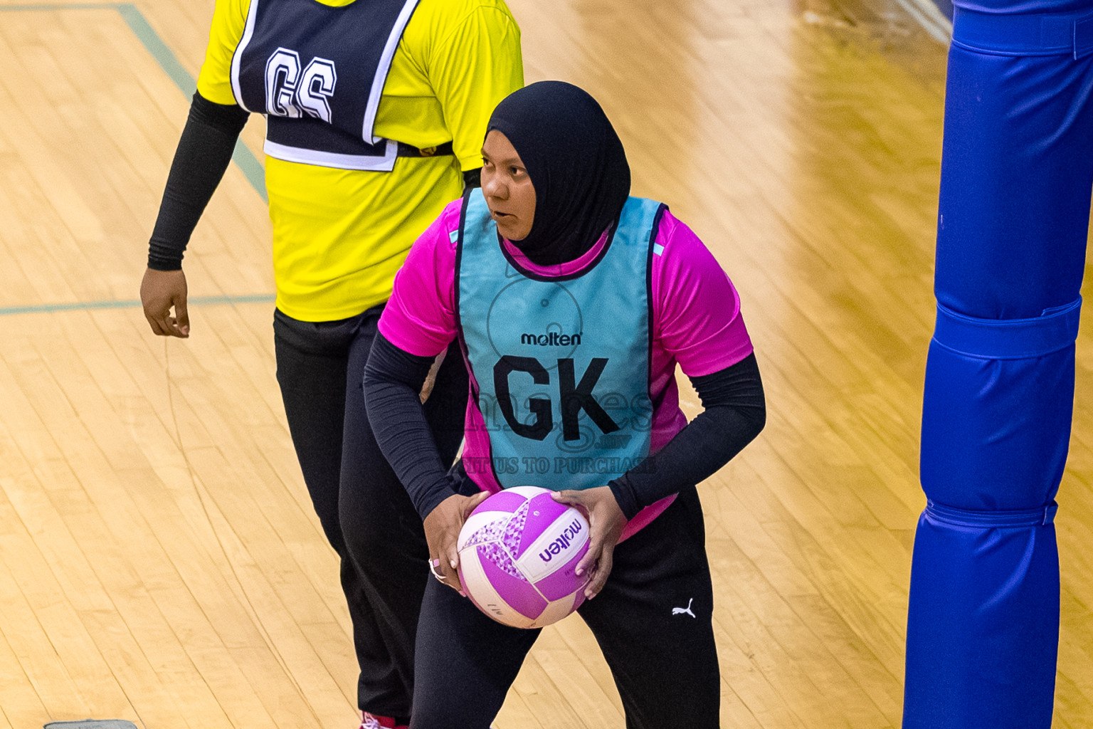 Day 8 of 24th Milo Netball Association Championship was held in Social Center at Male', Maldives on Monday, 8th September 2025. Photos: Mohamed Mahfooz Moosa / images.mv