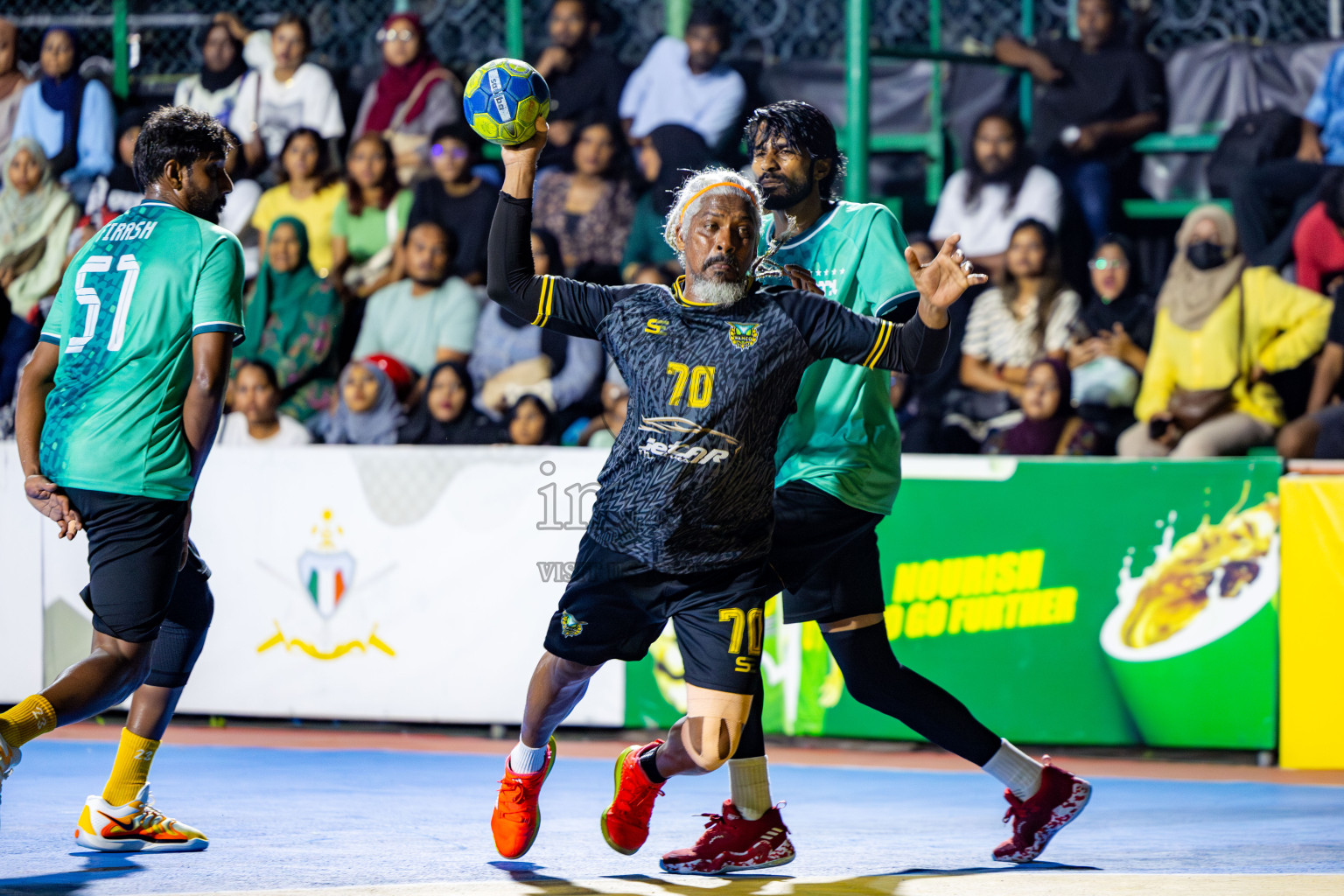 1st Division Final of 8th Inter-Office/Company Handball Tournament 2024, held in Handball ground, Male', Maldives on Tuesday, 11th September 2024 Photos: Nausham Waheed/ Images.mv