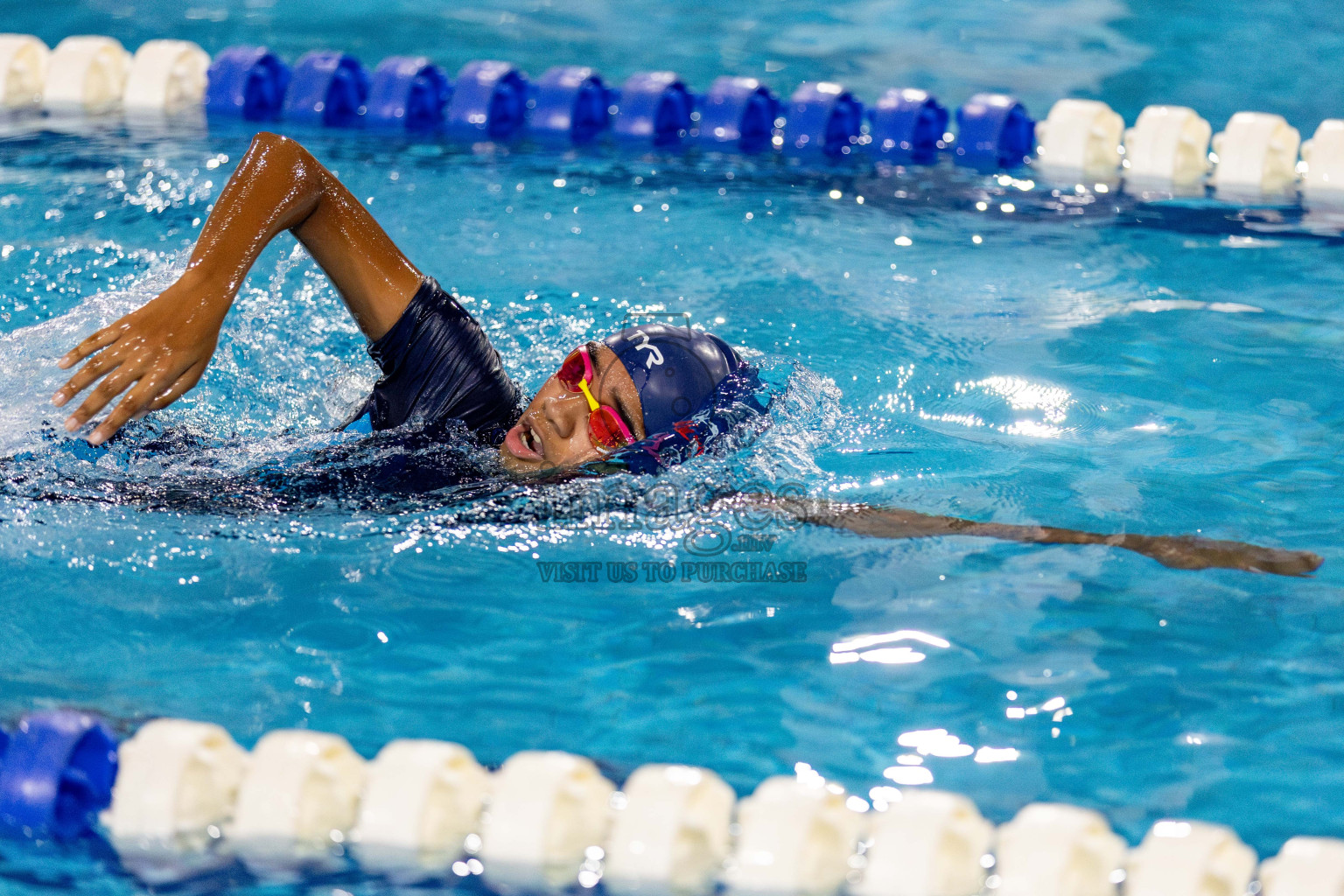 Day 2 of National Swimming Competition 2024 held in Hulhumale', Maldives on Saturday, 14th December 2024. Photos: Hassan Simah / images.mv