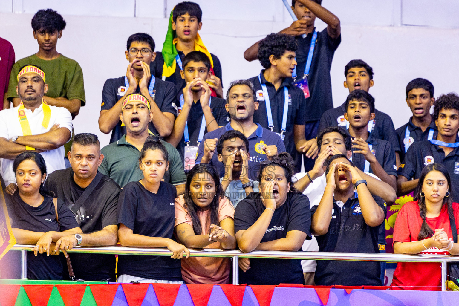 Maldives vs SriLanka in Day 2 of Under 16 Woman's Asian Cup SABA Qualifiers 2025 was held in Social Center, Male', Maldives on Friday, 13th June 2025. Photos: Nausham Waheed / images.mv