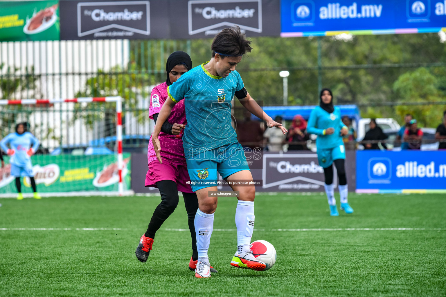 WAMCO vs Club MYS in Eighteen Thirty Women's Futsal Fiesta 2022 was held in Hulhumale', Maldives on Wednesday, 12th October 2022. Photos: Nausham Waheed / images.mv