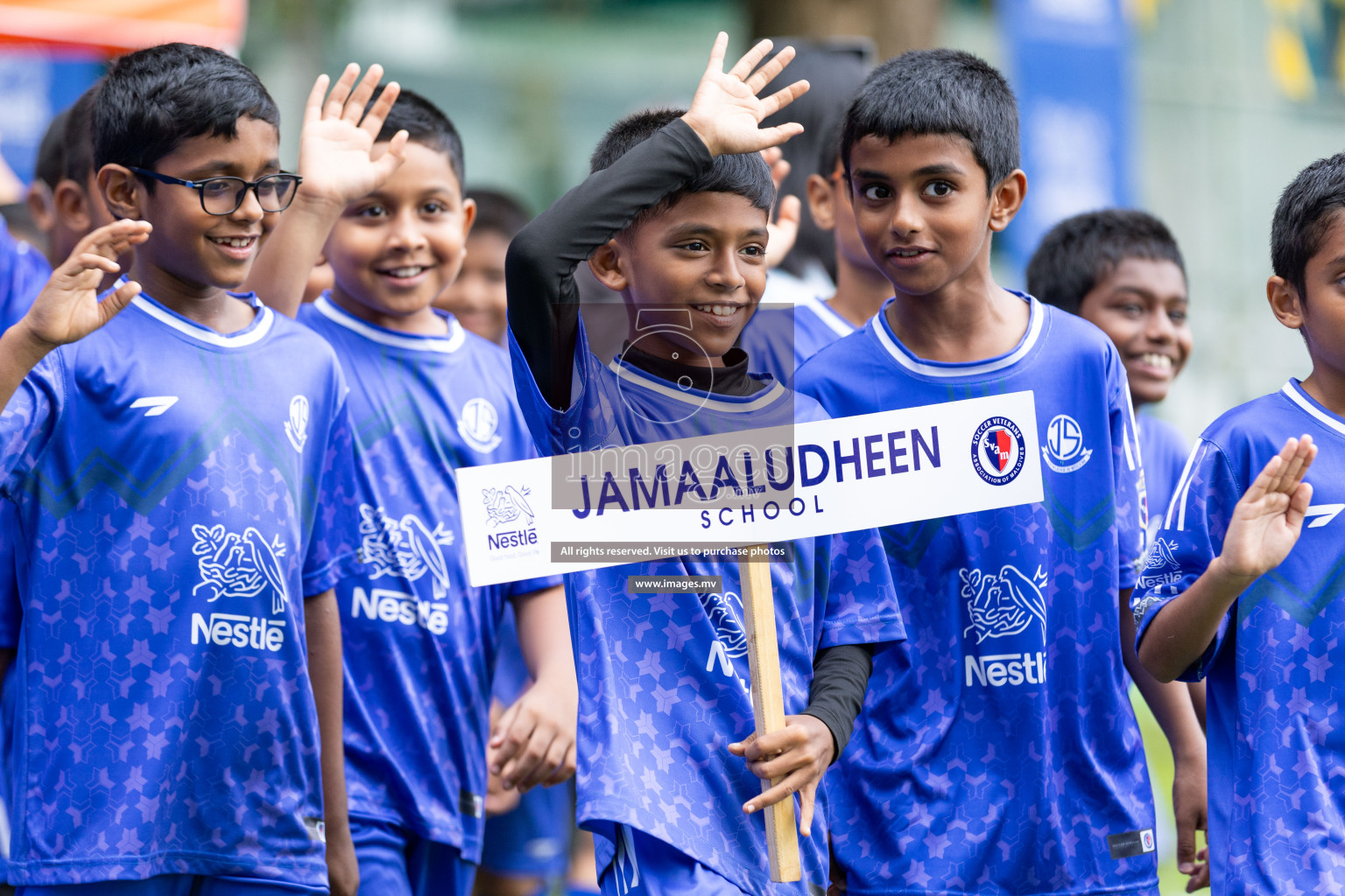 Day 1 of Nestle kids football fiesta, held in Henveyru Football Stadium, Male', Maldives on Wednesday, 11th October 2023 Photos: Nausham Waheed Images.mv