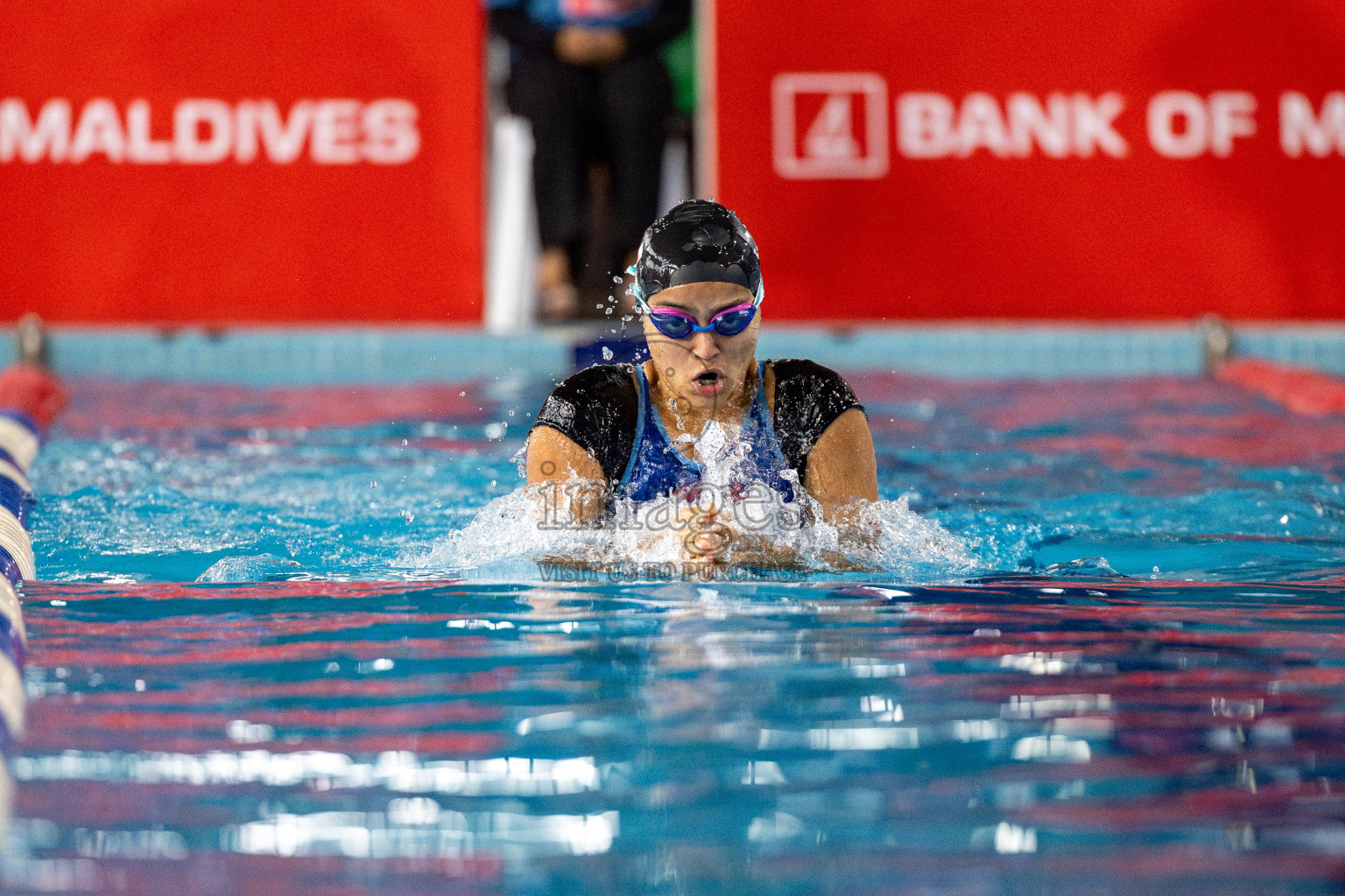 Day 5 of National Swimming Competition 2024 held in Hulhumale', Maldives on Tuesday, 17th December 2024. 
Photos: Hassan Simah / images.mv