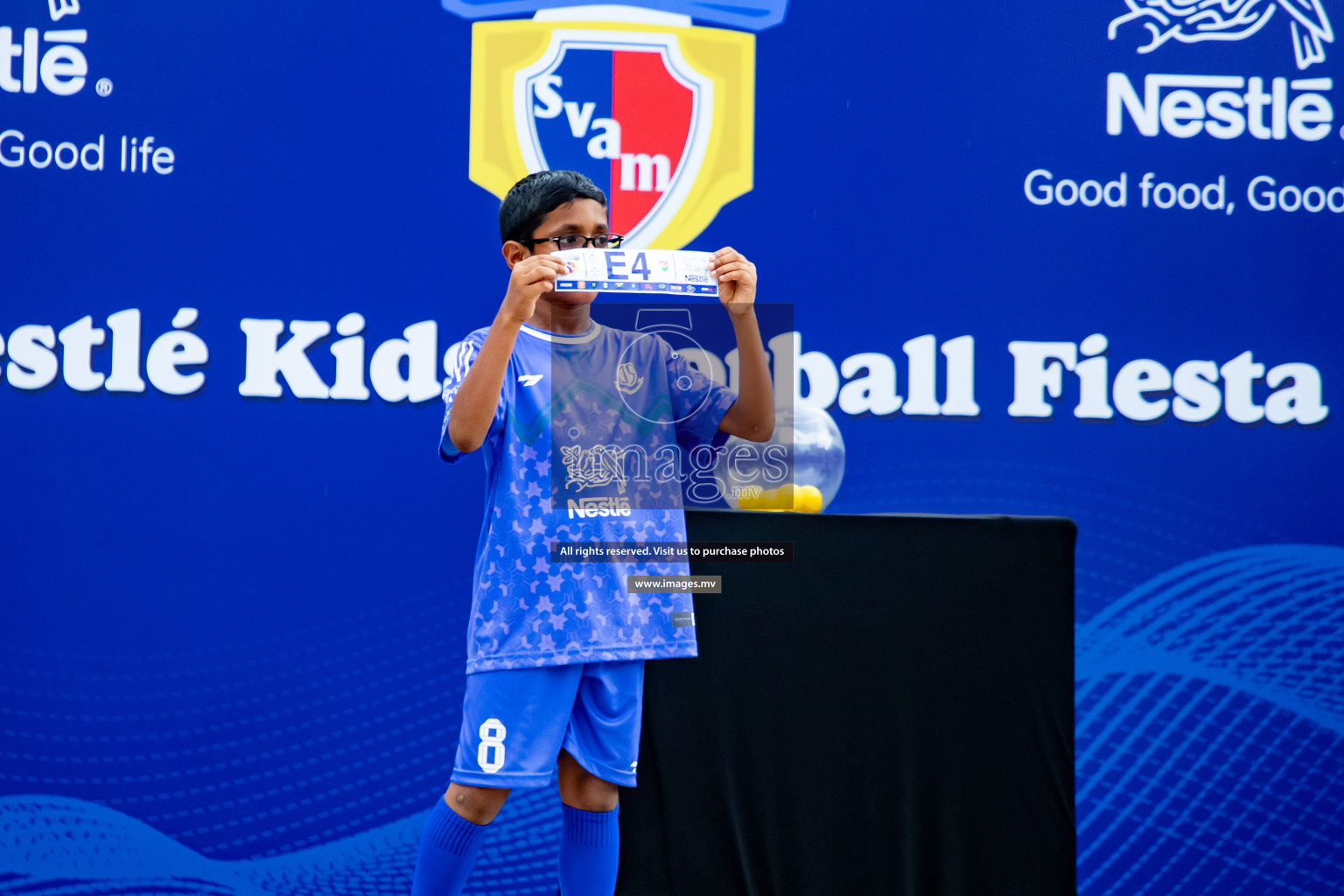 Draw Ceremony of Nestle' Kids Football Fiesta 2023 held in Artificial Beach, Male', Maldives on Saturday, 7th October 2023