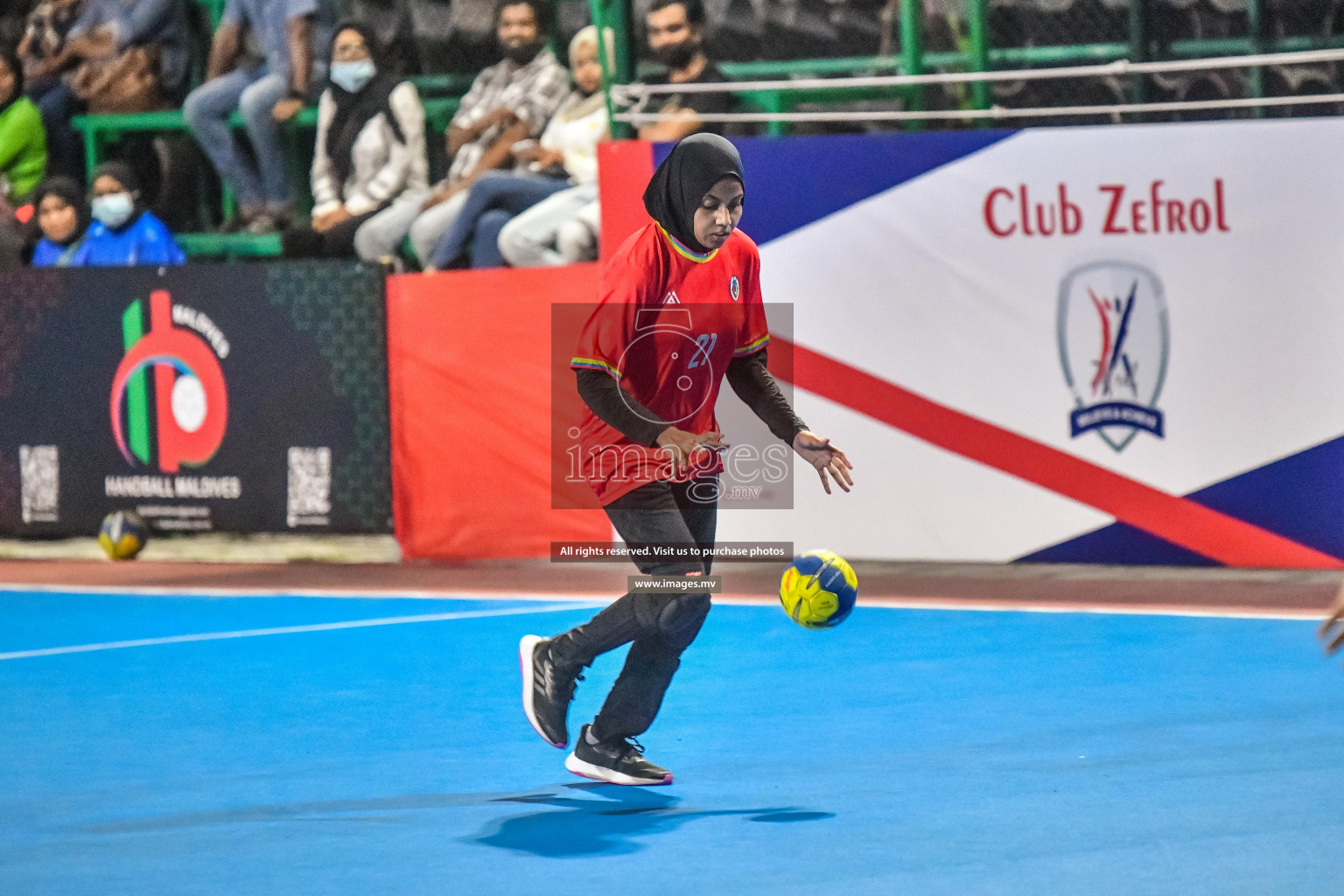 Day 9 of Milo 6th Inter Office Handball Tournament 2022 - Photos by Nausham Waheed