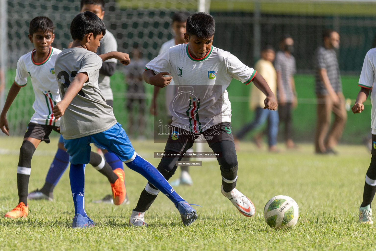 Day 1 of MILO Academy Championship 2023 (U12) was held in Henveiru Football Grounds, Male', Maldives, on Friday, 18th August 2023. Photos: Mohamed Mahfooz Moosa / images.mv