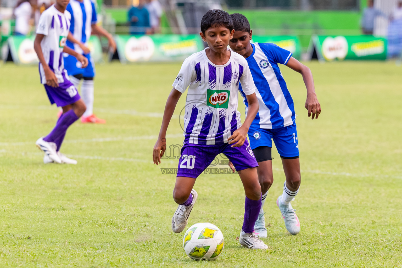 Day 1 of MILO Academy Championship 2025 (U14) was held on Thursday, 30th October 2025 at Henveiru Football Grounds, Male', Maldives . 
Photos: Ismail Thoriq / images.mv