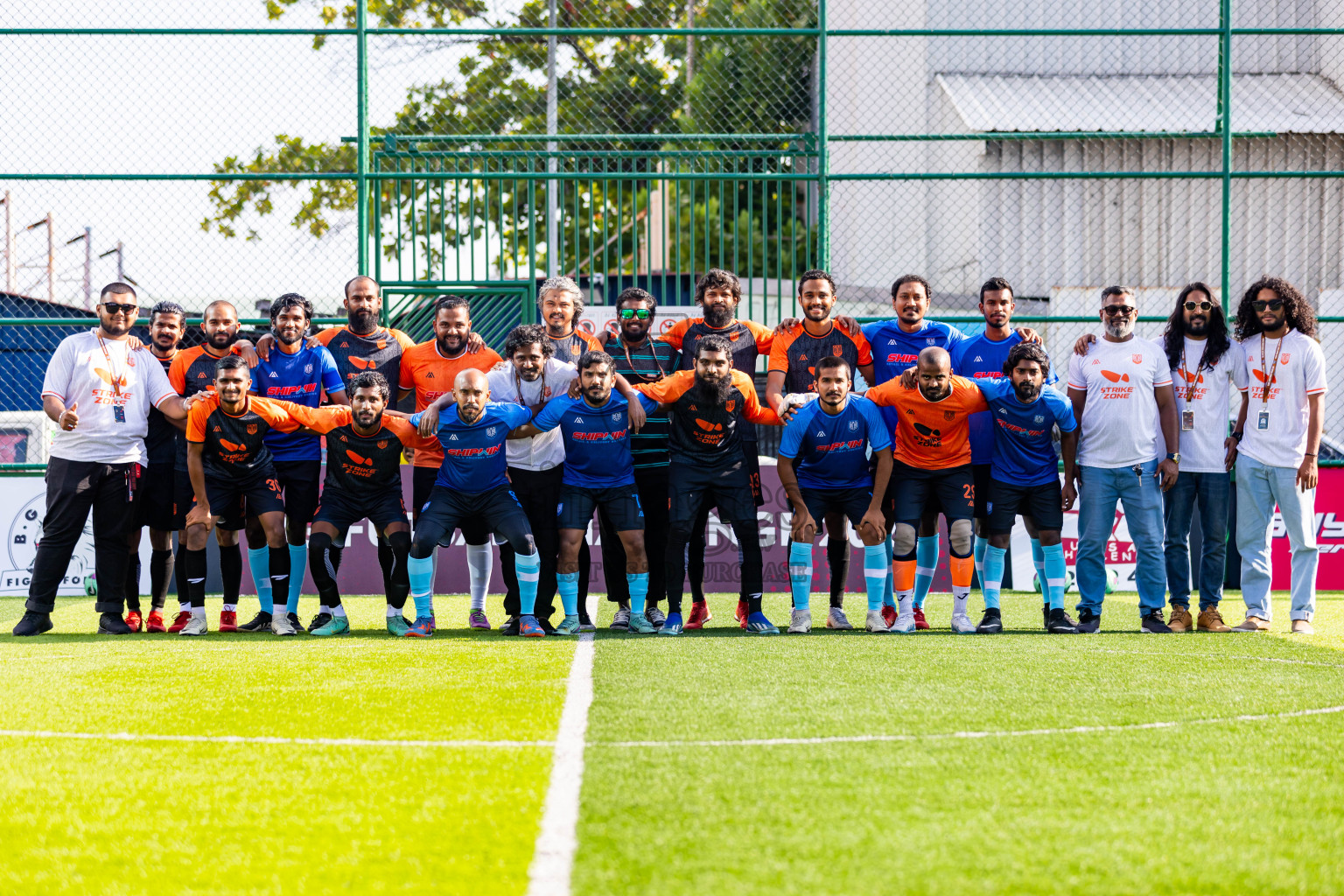 FC Calms vs FC Calms Blue in Day 7 of BG Futsal Challenge 2024 was held on Monday, 18th March 2024, in Male', Maldives Photos: Nausham Waheed / images.mv