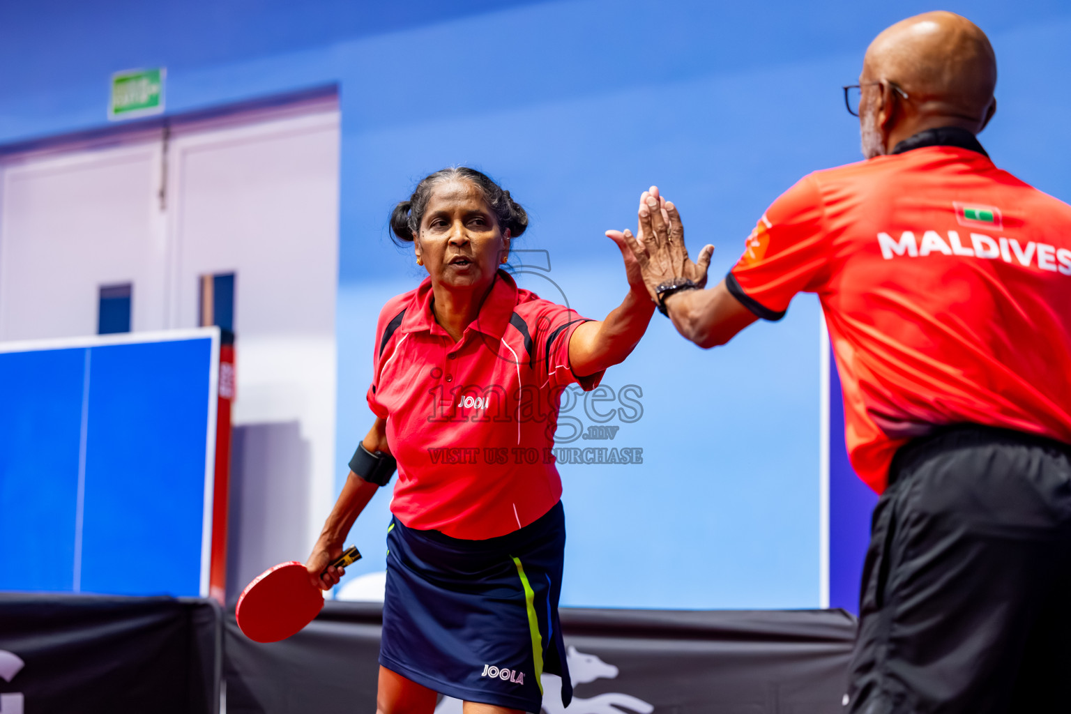 Day 2 of 1st Thoddoo Masters Table Tennis Tournament was held on Friday, 22nd August 2025 in AA Thoddoo, Maldives. Photos: Nausham Waheed / images.mv