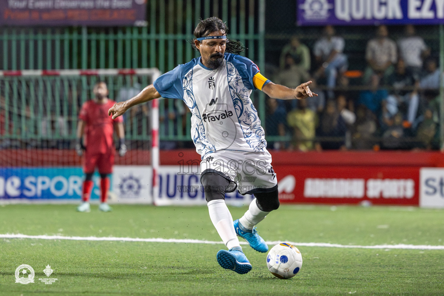 V. Fulidhoo vs V. Felidhoo in Day 12 of Golden Futsal Challenge 2025 was held on Thursday, 16th January 2025, in Hulhumale', Maldives Photos: Mohamed Mahfooz Moosa / images.mv